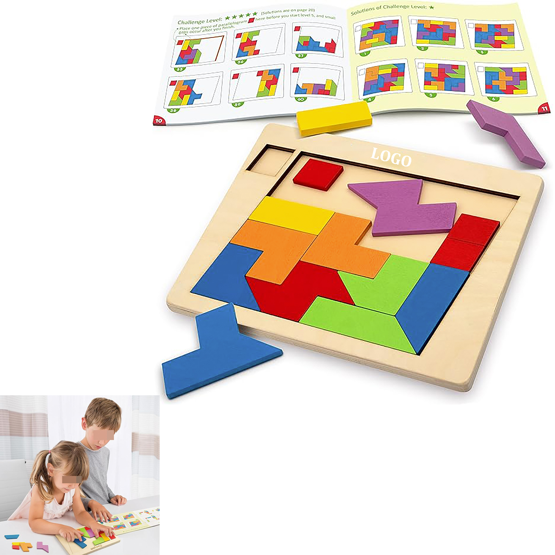 Geometric Montessori Puzzle 2