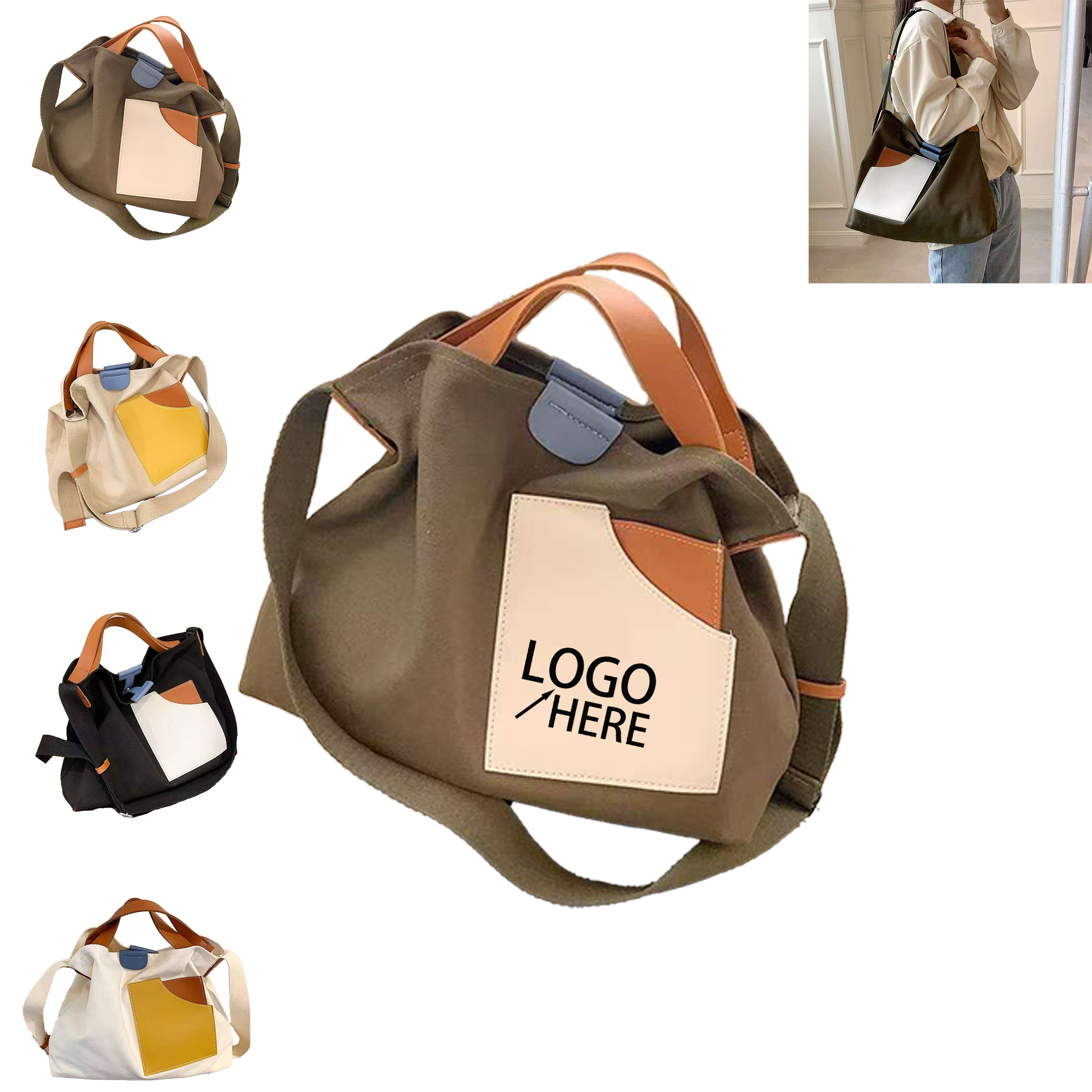 Spacious Canvas Tote for Women 3