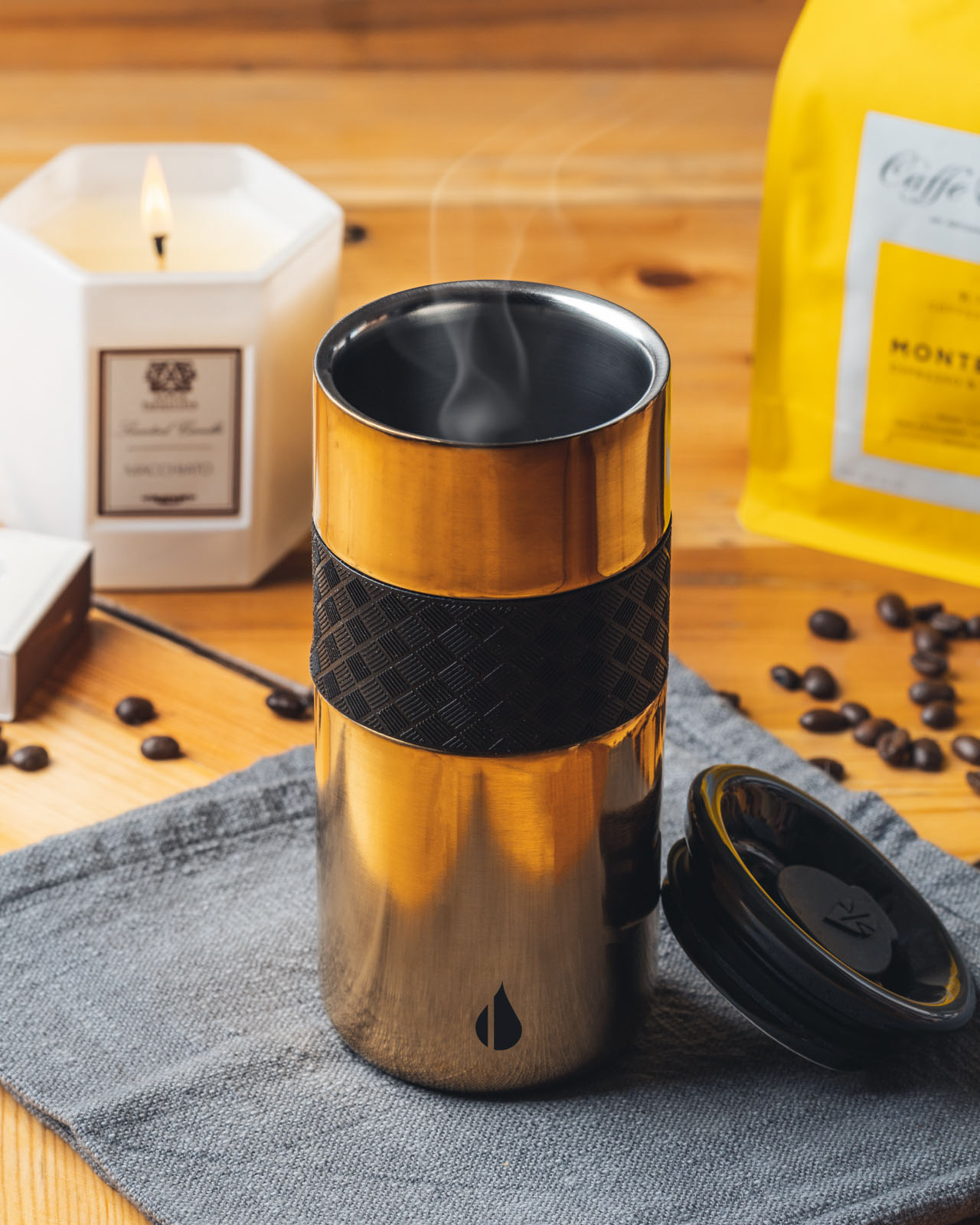 Elemental® Artisan 16oz Stainless Steel Tumbler with Ceramic Lid 27