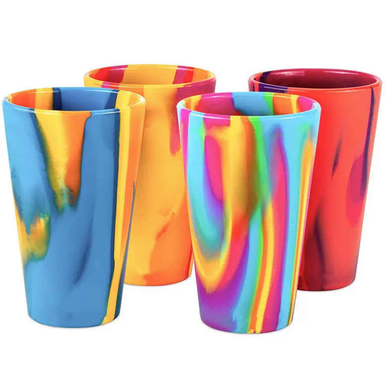 Unbreakable Reusable16-Ounce Silipint Silicone Cup Shatterpr