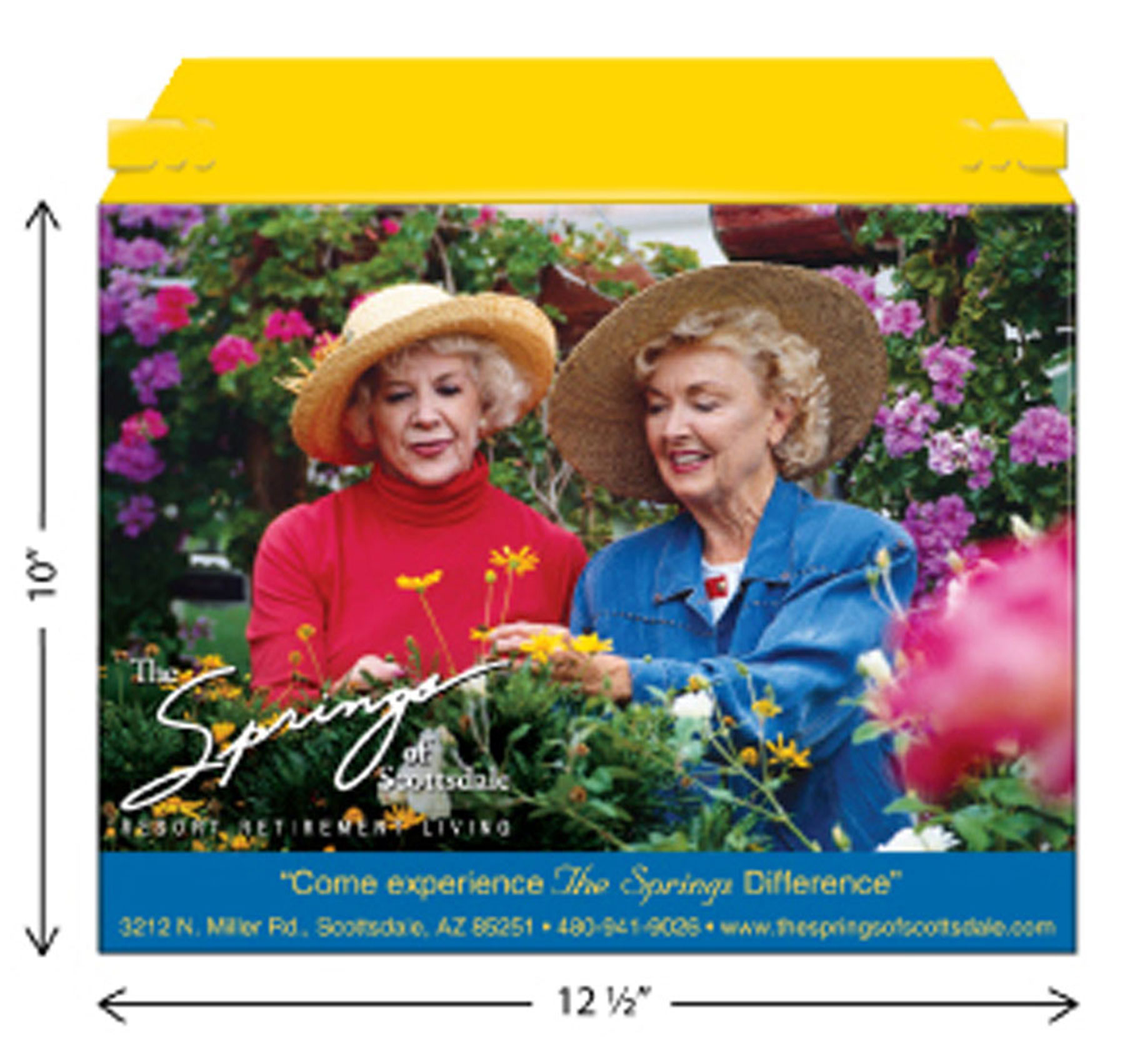 Custom Envelope (12.5" X 10") Priority Mailer *Includes Full Color W/ High Gloss Finish 6