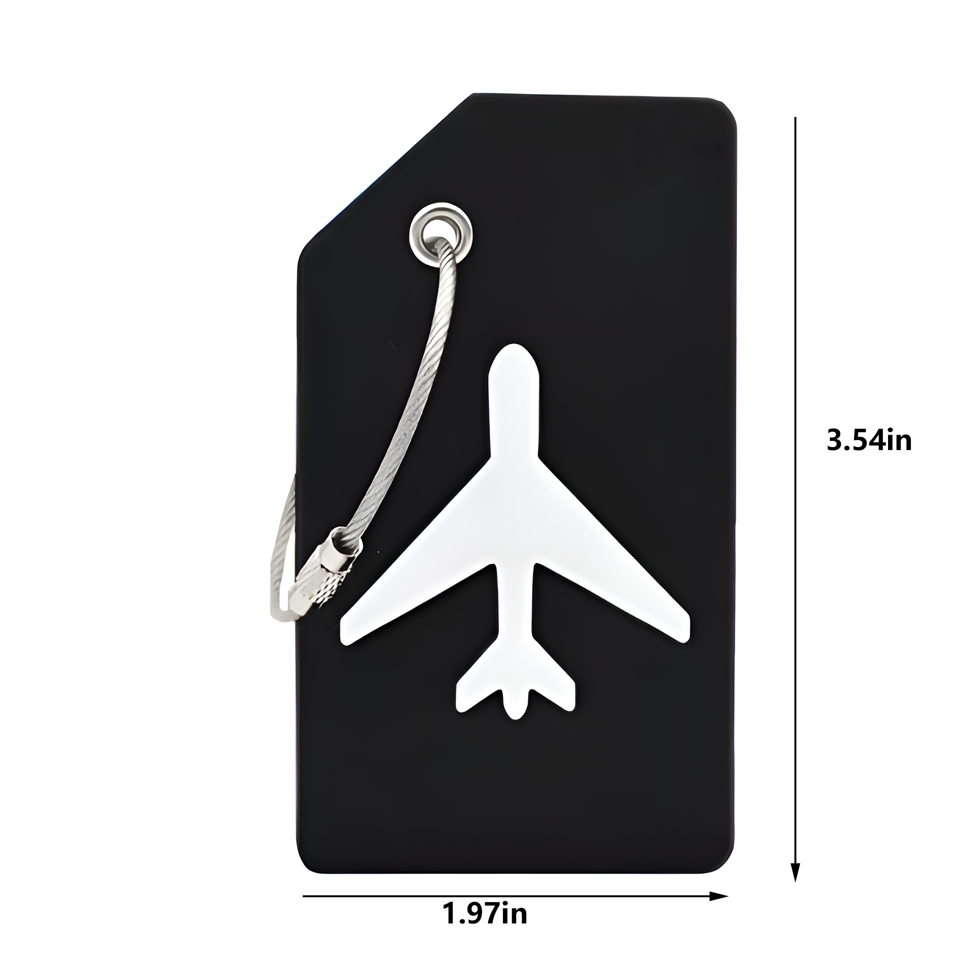 Custom Untethered Luggage Silicone Baggage Tags In Stock 3