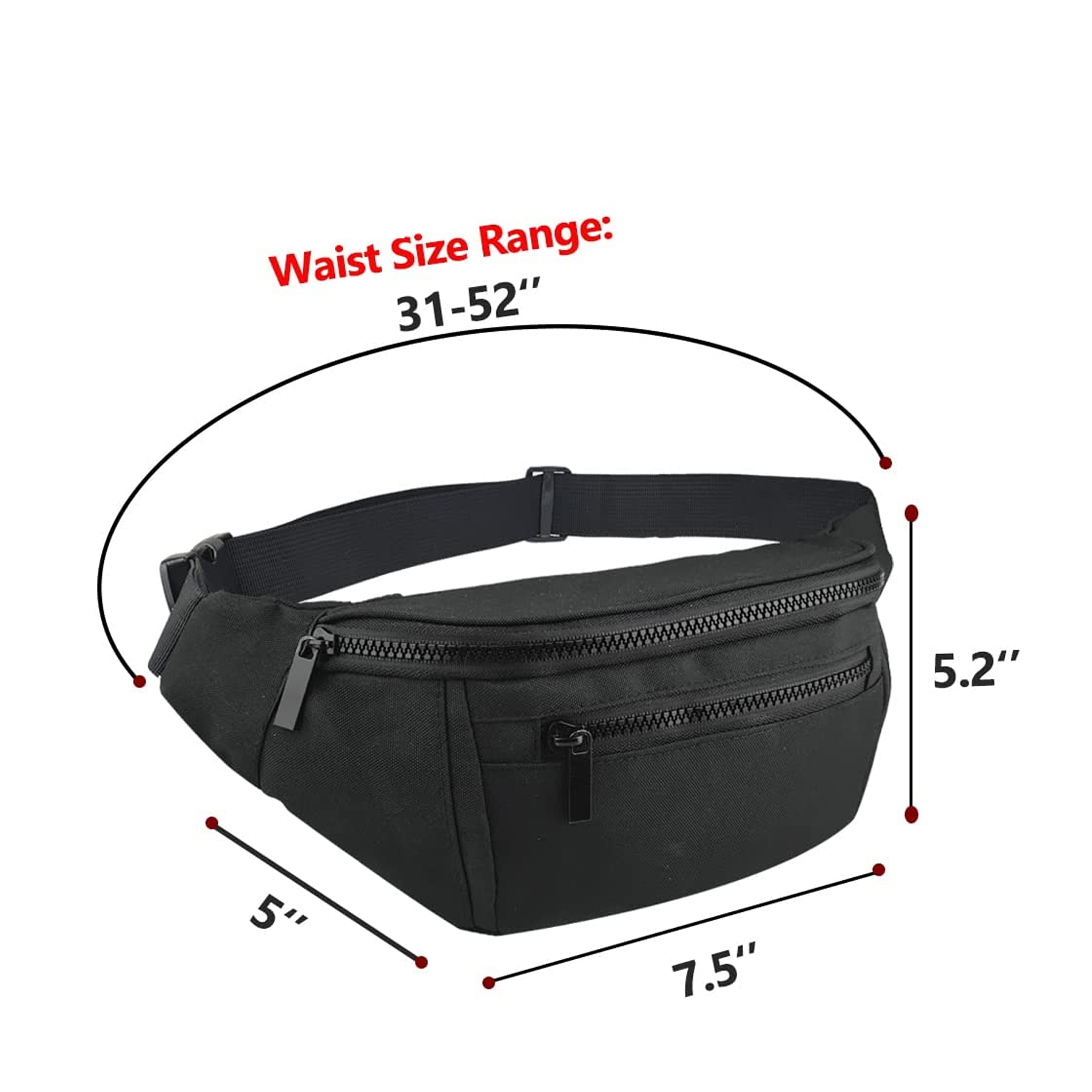 Crossbody Waist Bag Pack 6