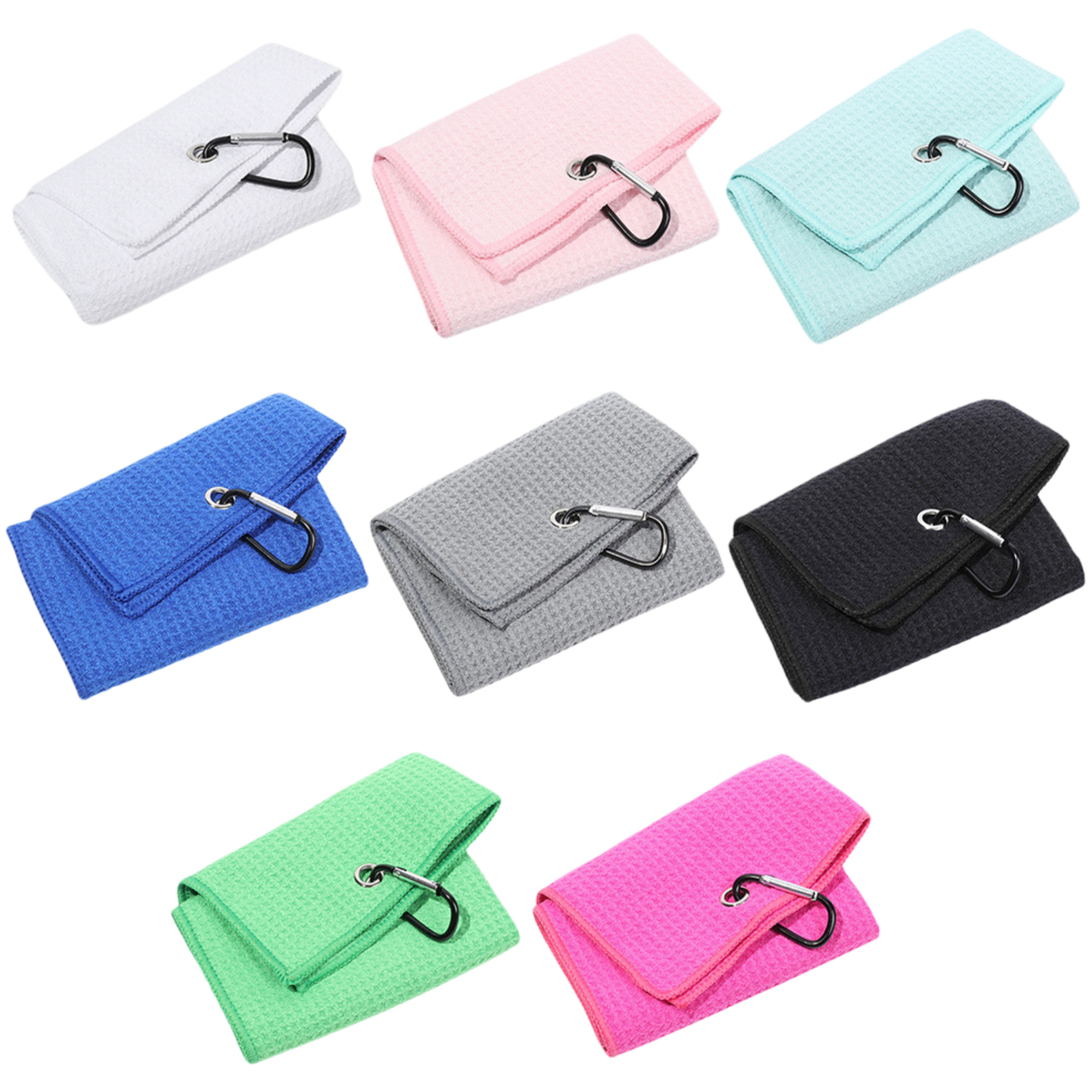 Golf Towel 16" x 20" Featuring Grommet and Hook 6