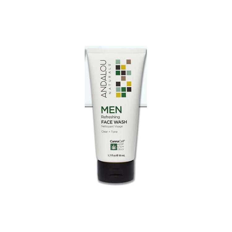 Andalou Naturals Refreshing Face Wash for Men - 1.7 oz 3