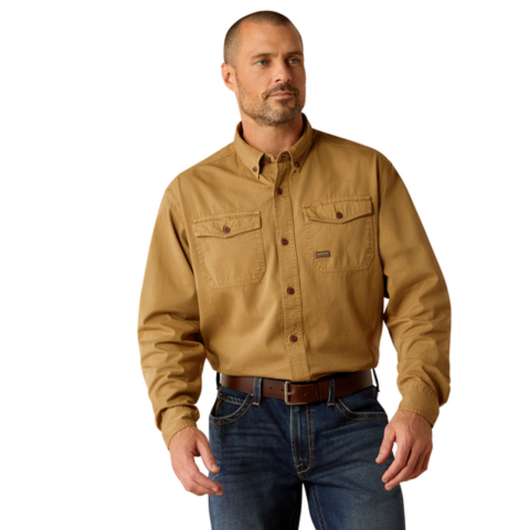 Ariat Rebar Washed Twill Work Shirt