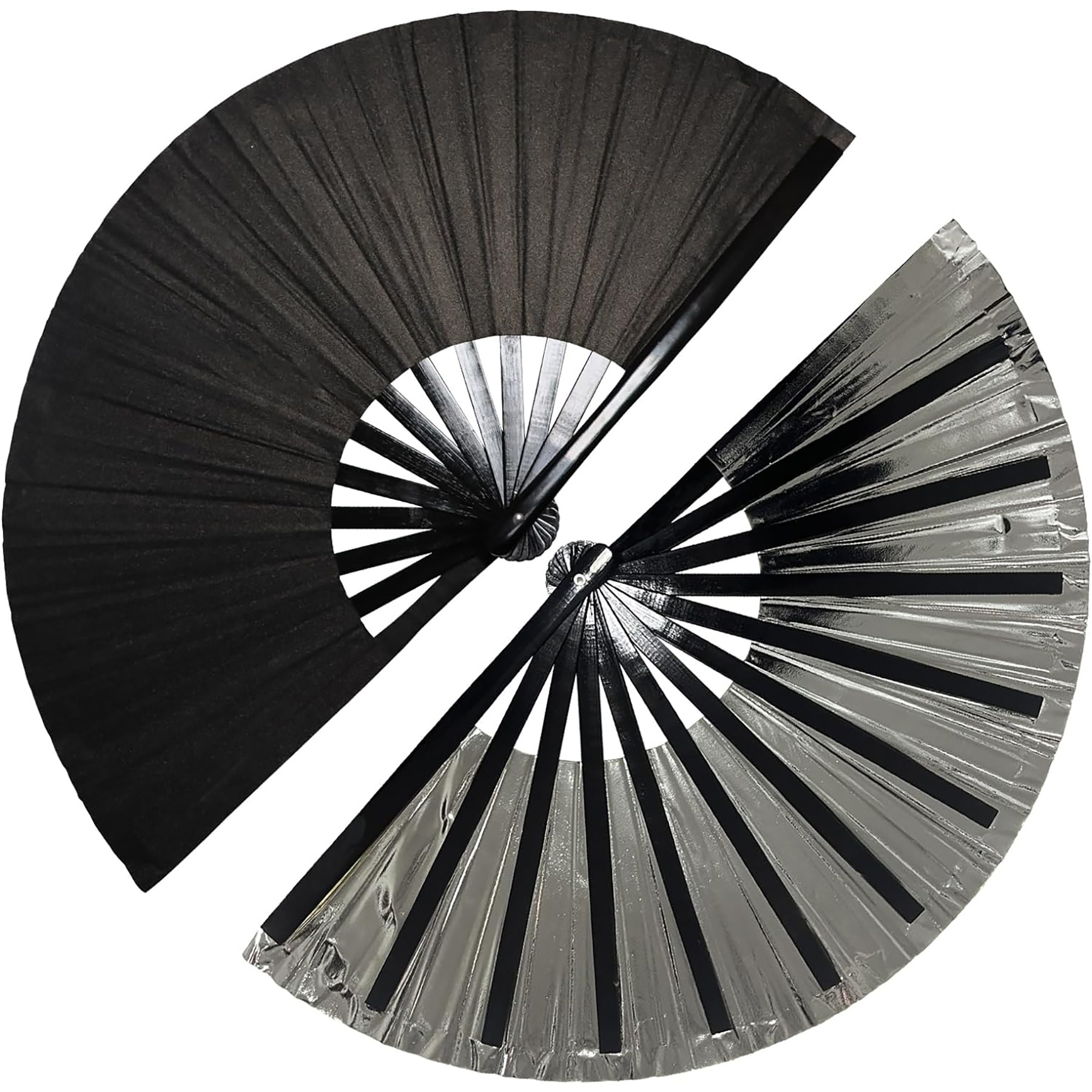 Large Folding Hand Rave Fan 7