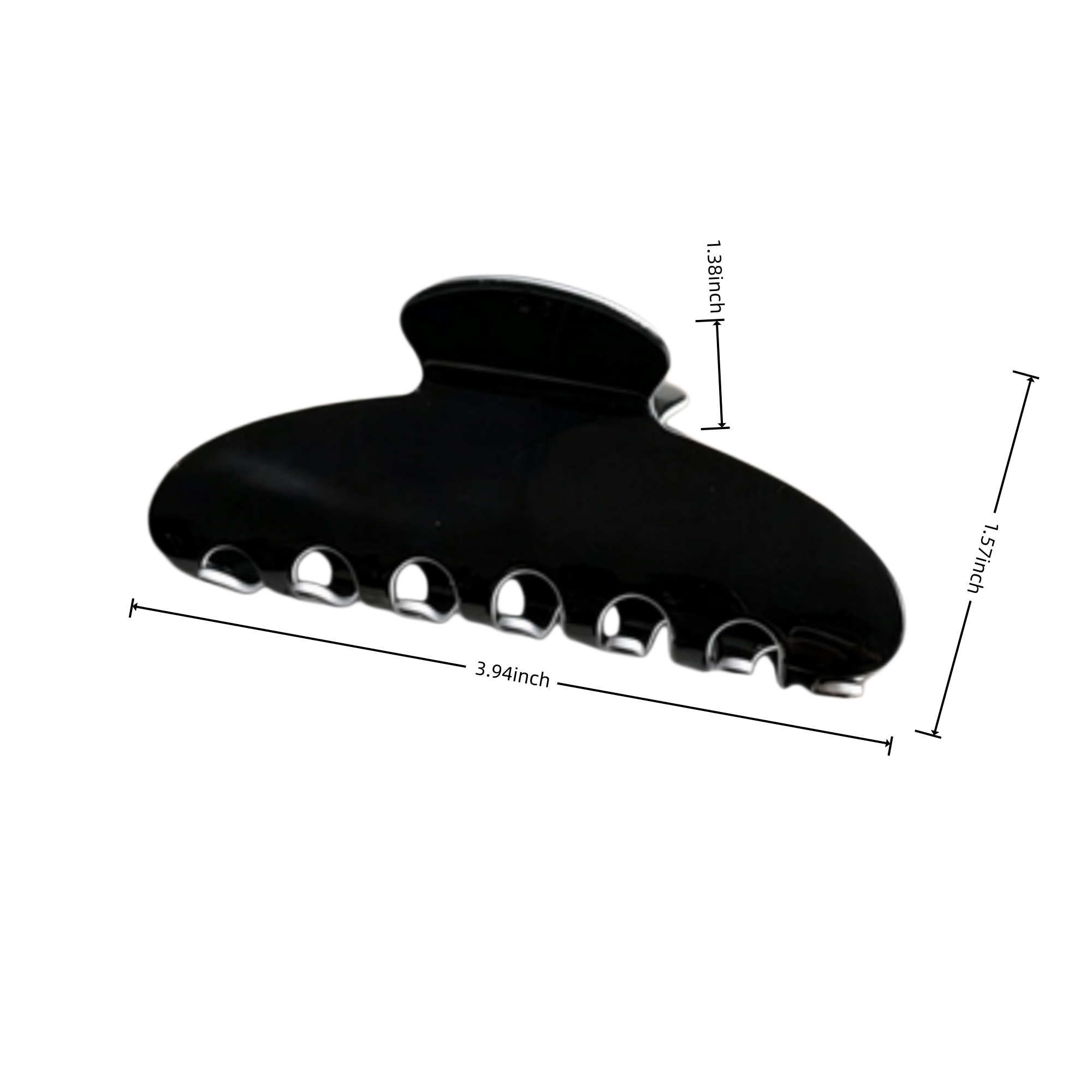 Acetate Look Hair Claw Clip 2