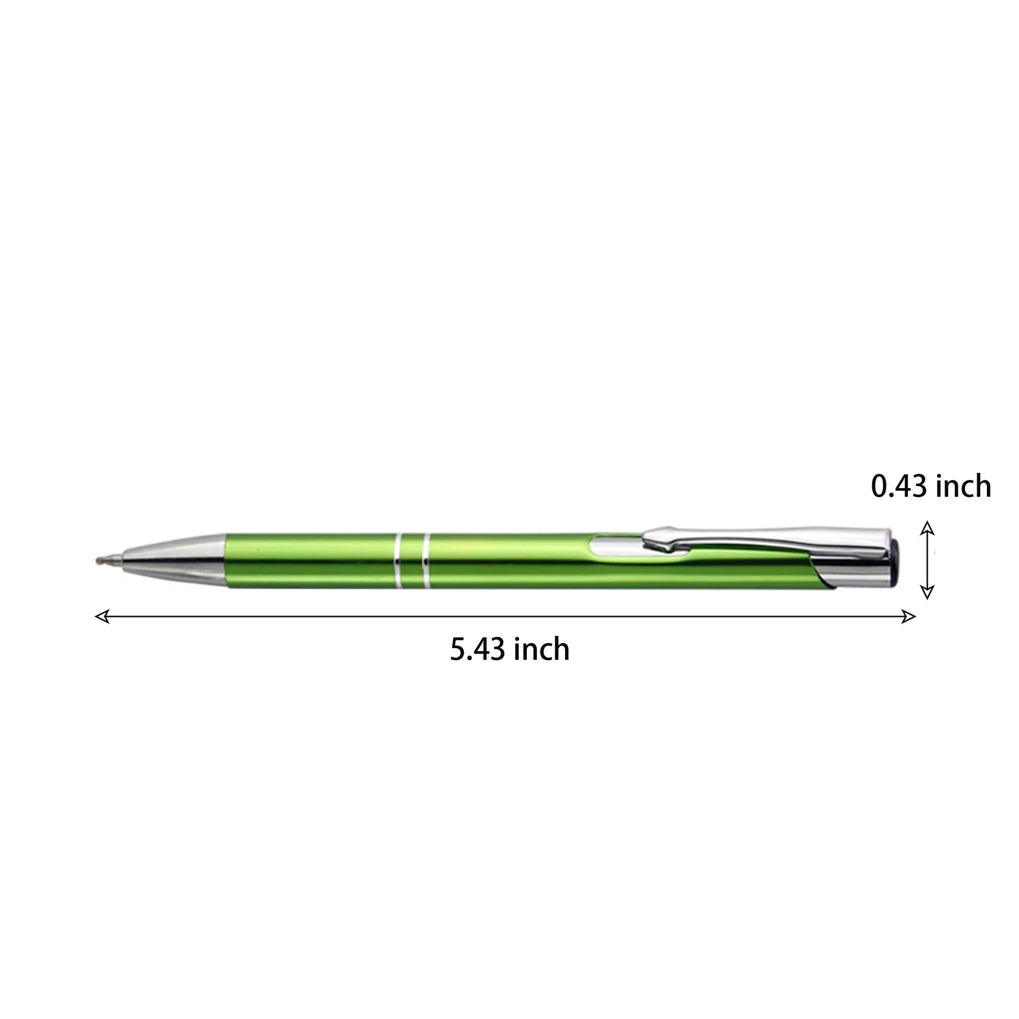 MOQ 100 Office Double Ring Metal Ballpoint Pen 11