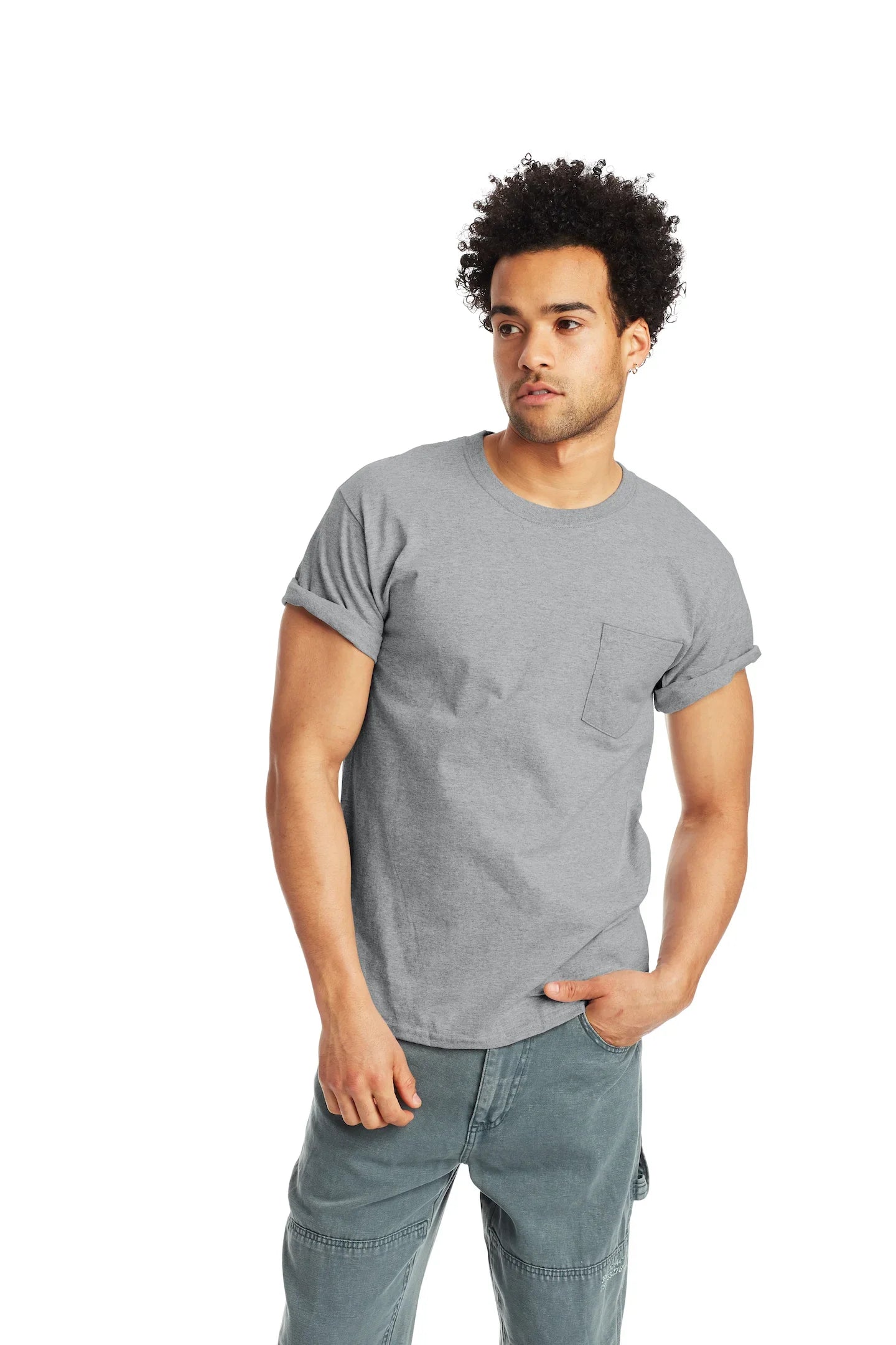 Hanes Authentic-T T-Shirt with Pocket 29