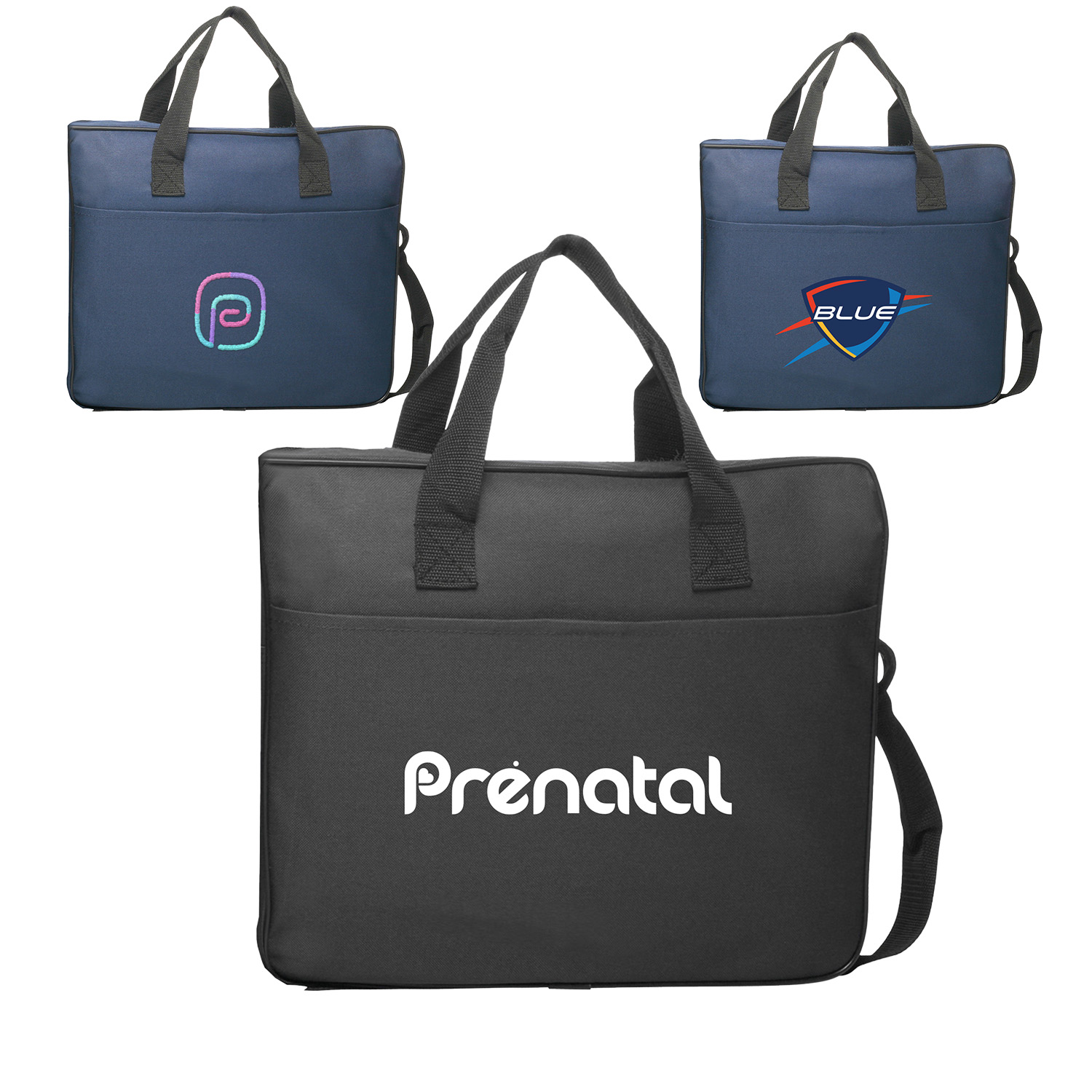 Laptop Bag - Polyester laptop bags w/ Shoulder strap & Zip
