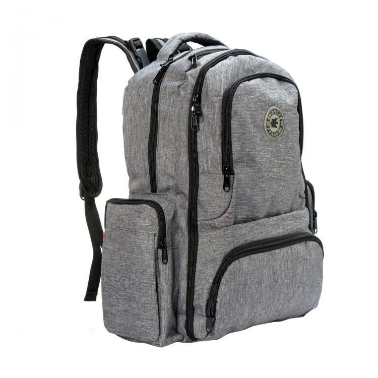 Baby Diaper Changing Backpacks - Gray Multi-Functions 3