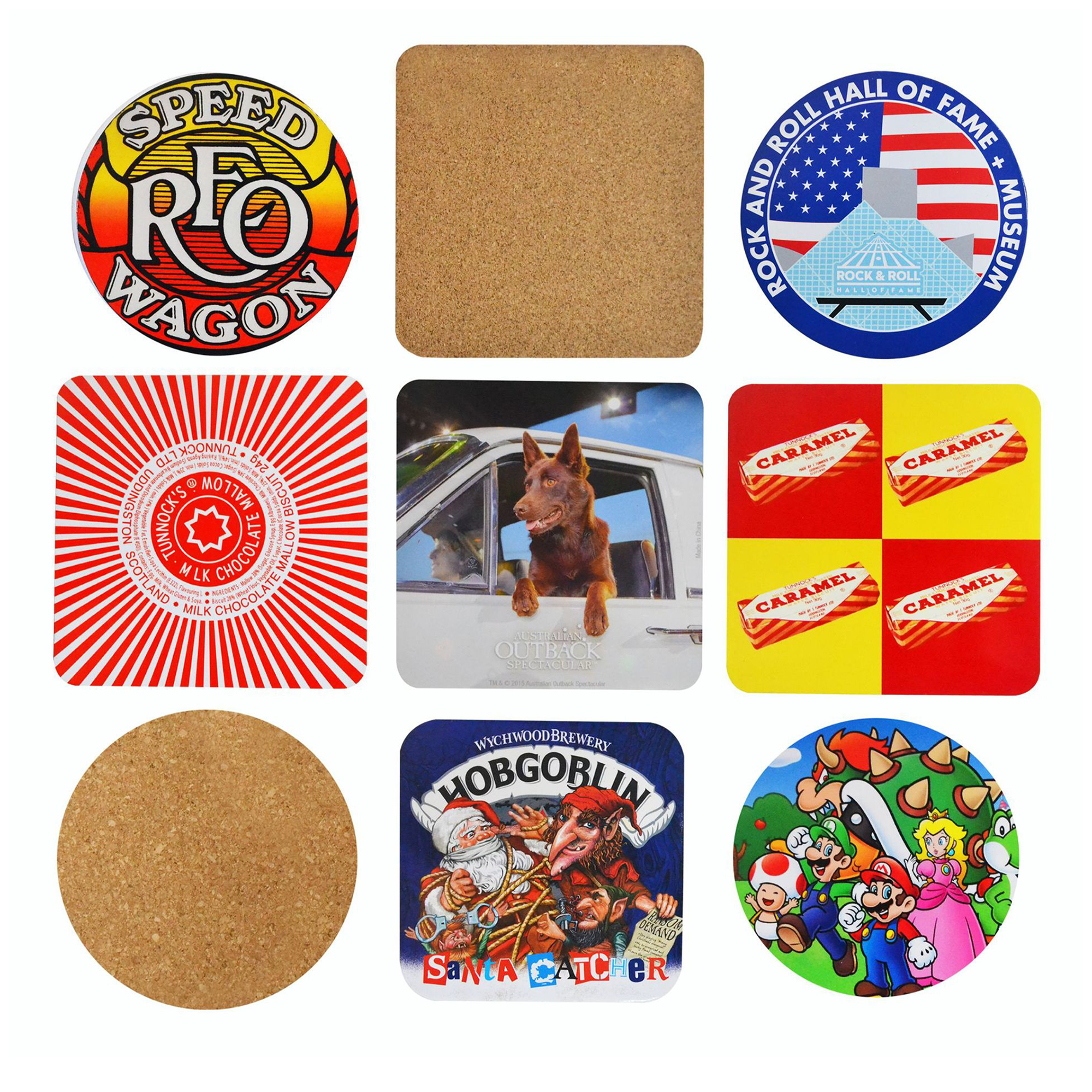 Custom Double-Sided Full Color 4" Square Paper Coaster