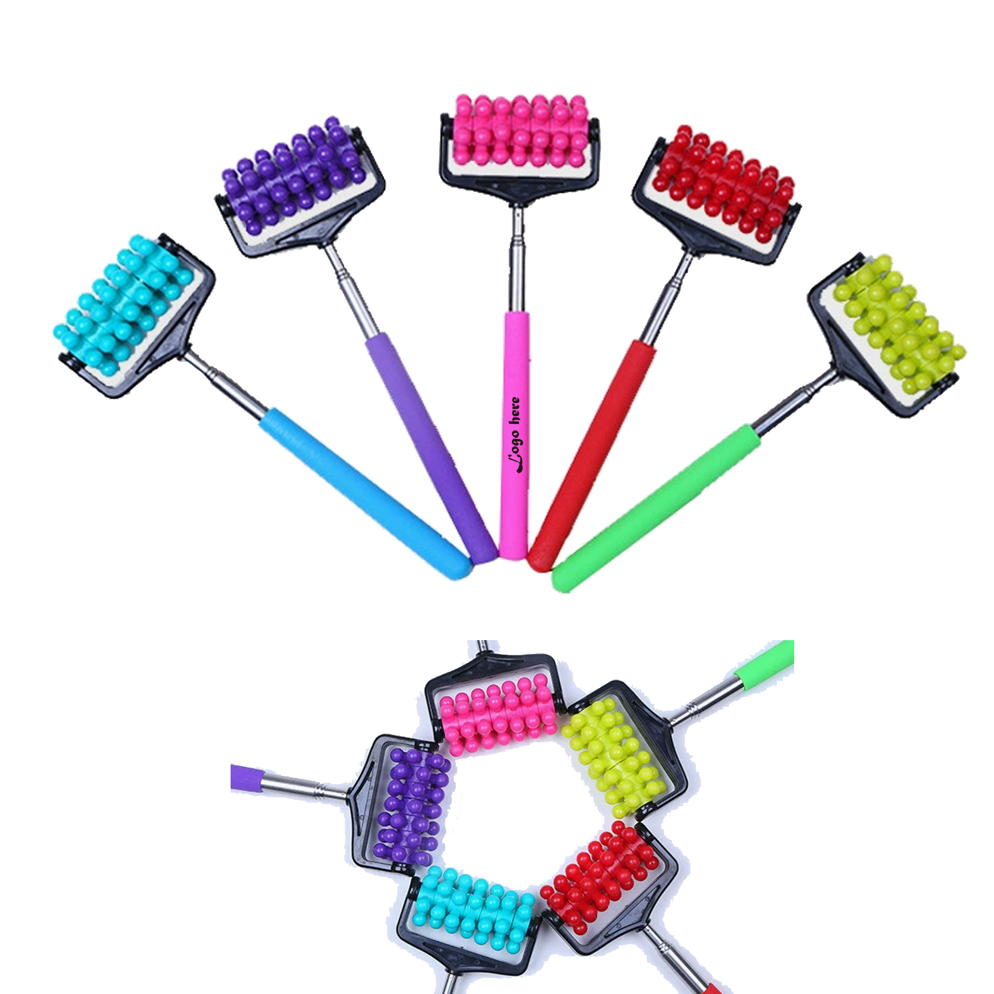 Telescopic Massager Back Muscle Roller 2