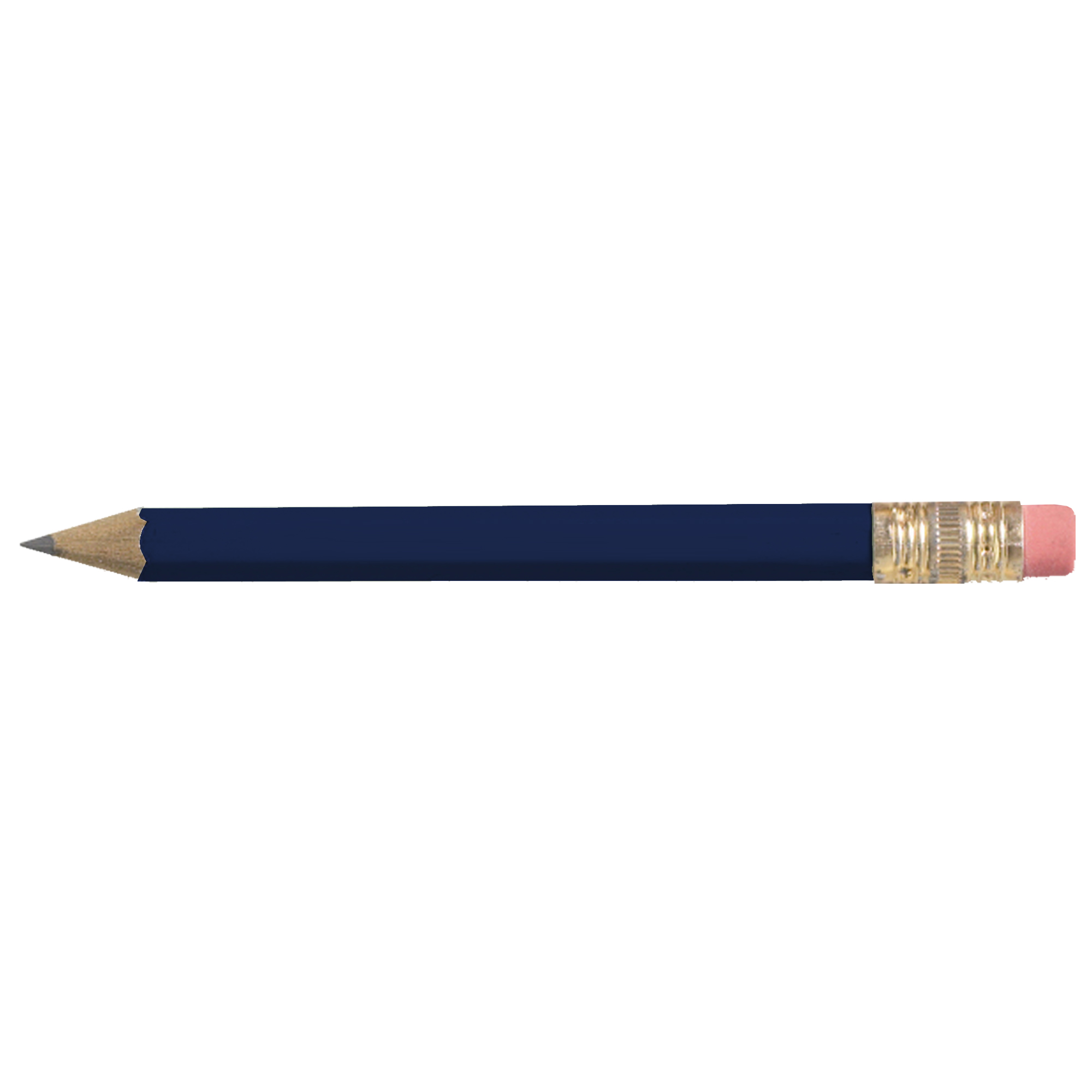 Hexagon Golf Pencil w/Eraser 11