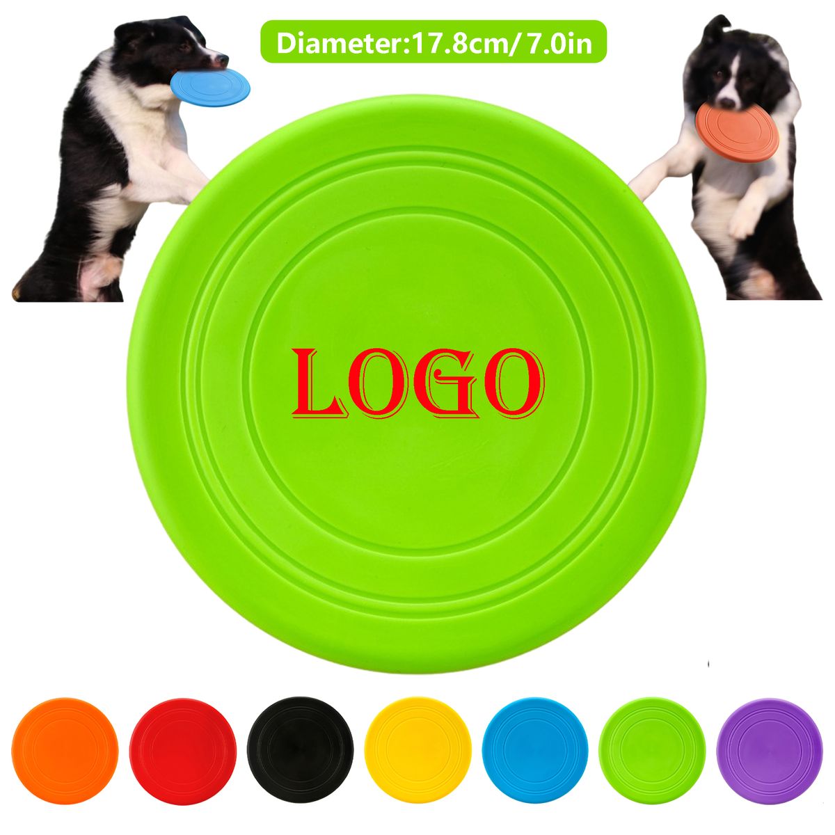 7-Color TPR Dog Training Flying Disc - Chew-Resistant Fetch Toy for Active  Puppies (7in Lightweight - WPADD3123 | HORIZONTES88, S.A., image size:1200x1200
