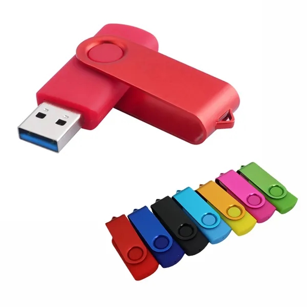 Swivel USB Flash Drive 8GB Aluminum for event handouts