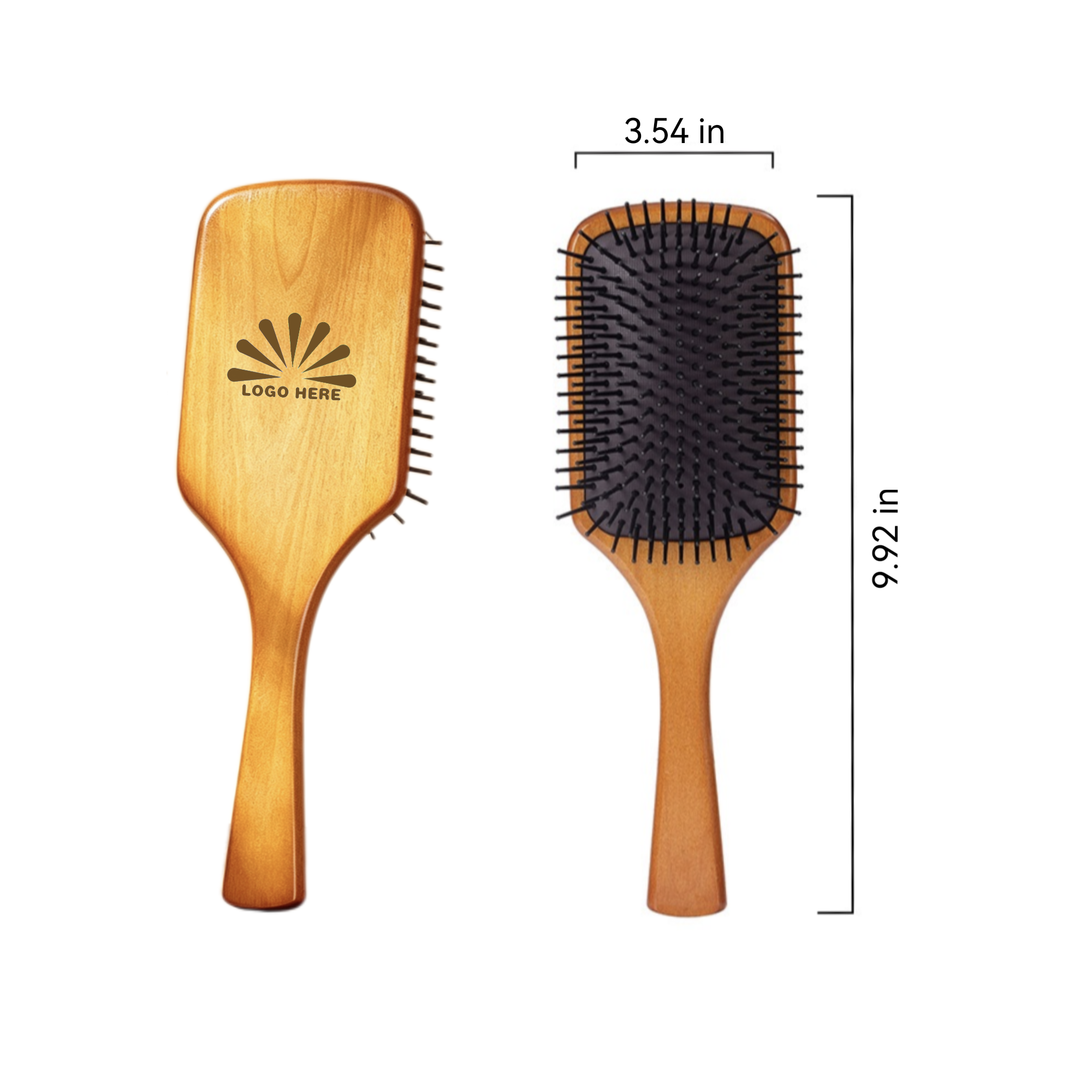 Wooden Hair Brush for Men & Women 2