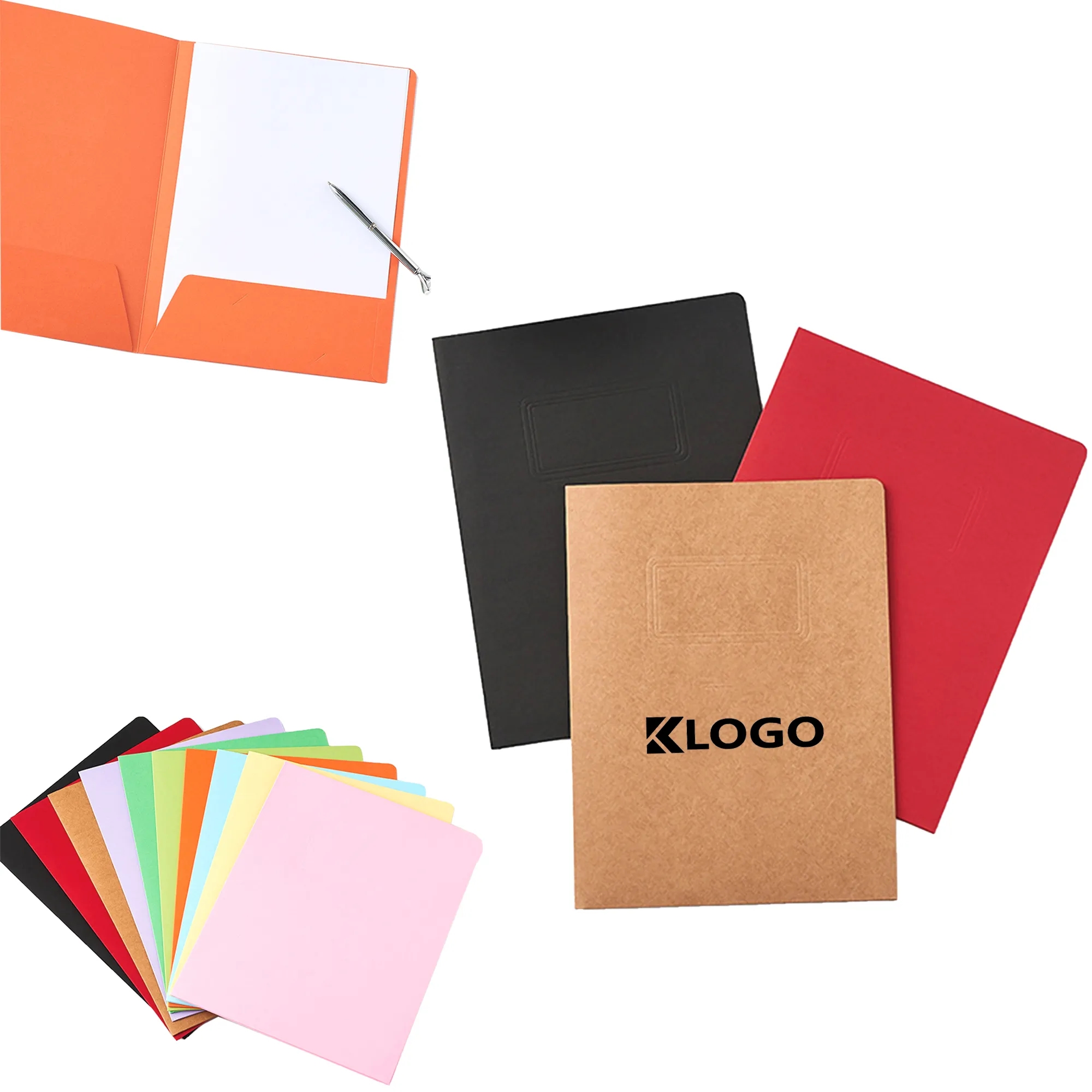 A4 Heavy Duty Paper Pockets File Folder 6