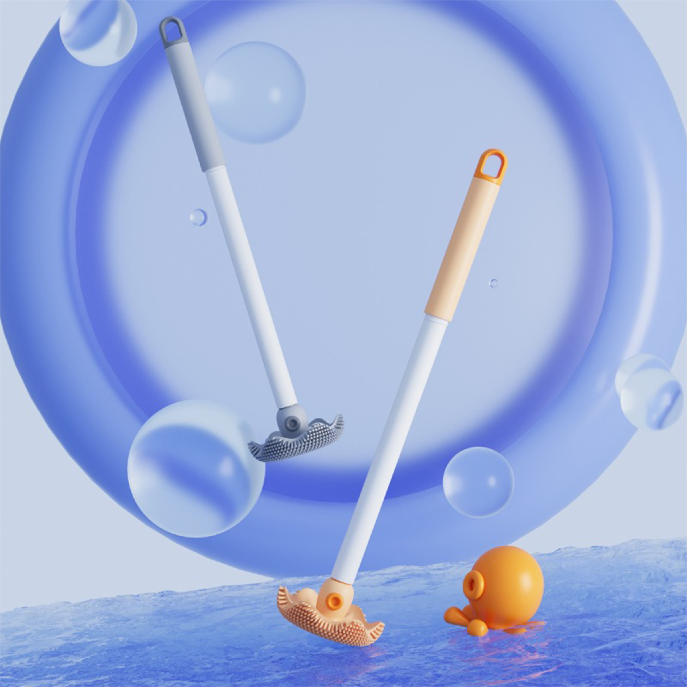 Plastic Household Bathroom Toilet Brush 11