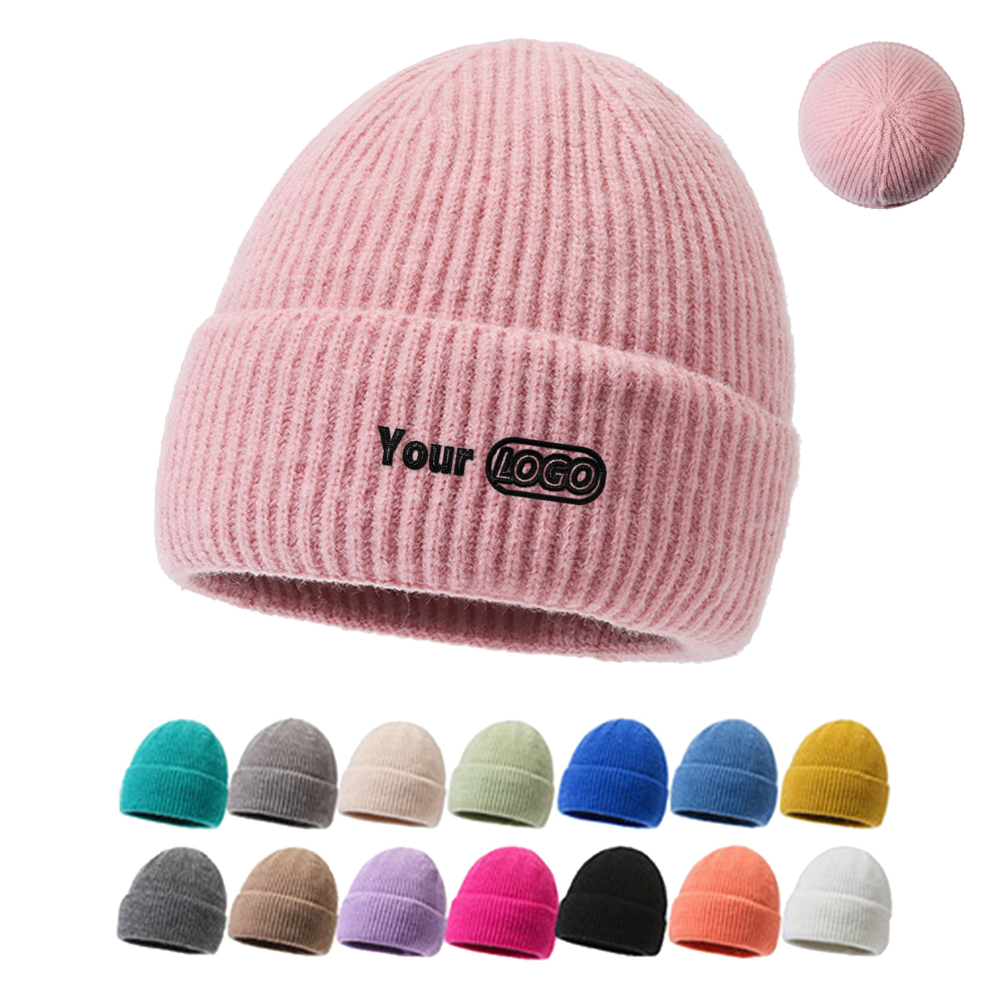Personalized Solid Color Beanie 13