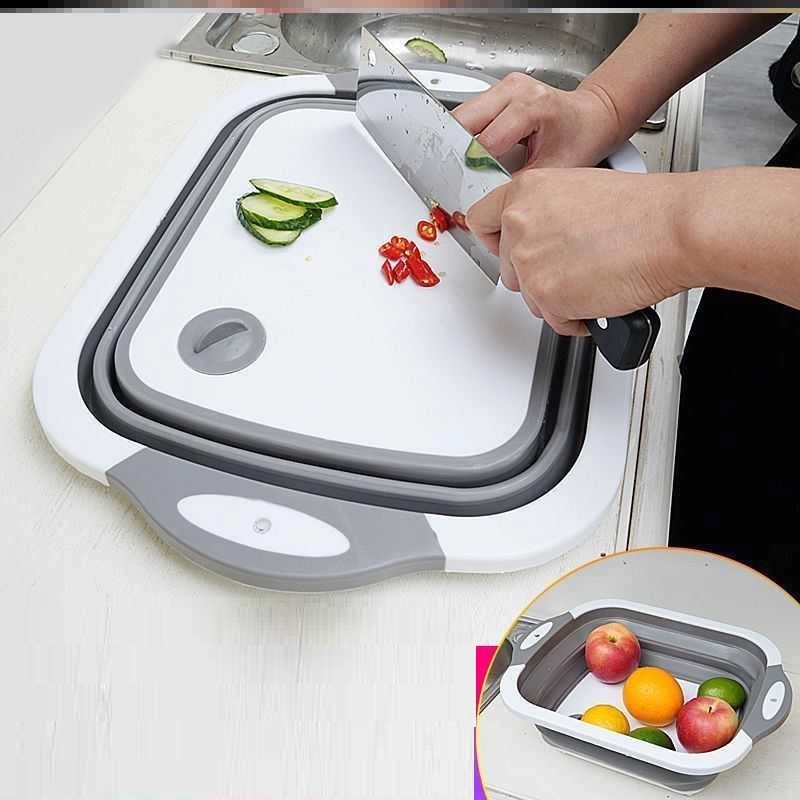 Multifunctional Washing Basket Foldable Cutting Board