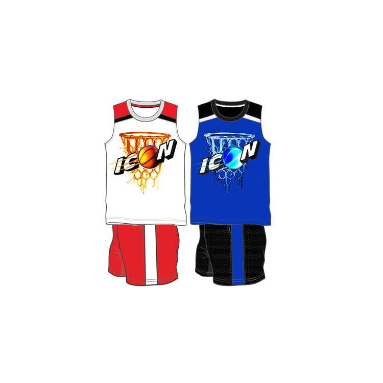 Boys 2 Pc Knit Tank Short Sets - Size 12-24M Assorted 3
