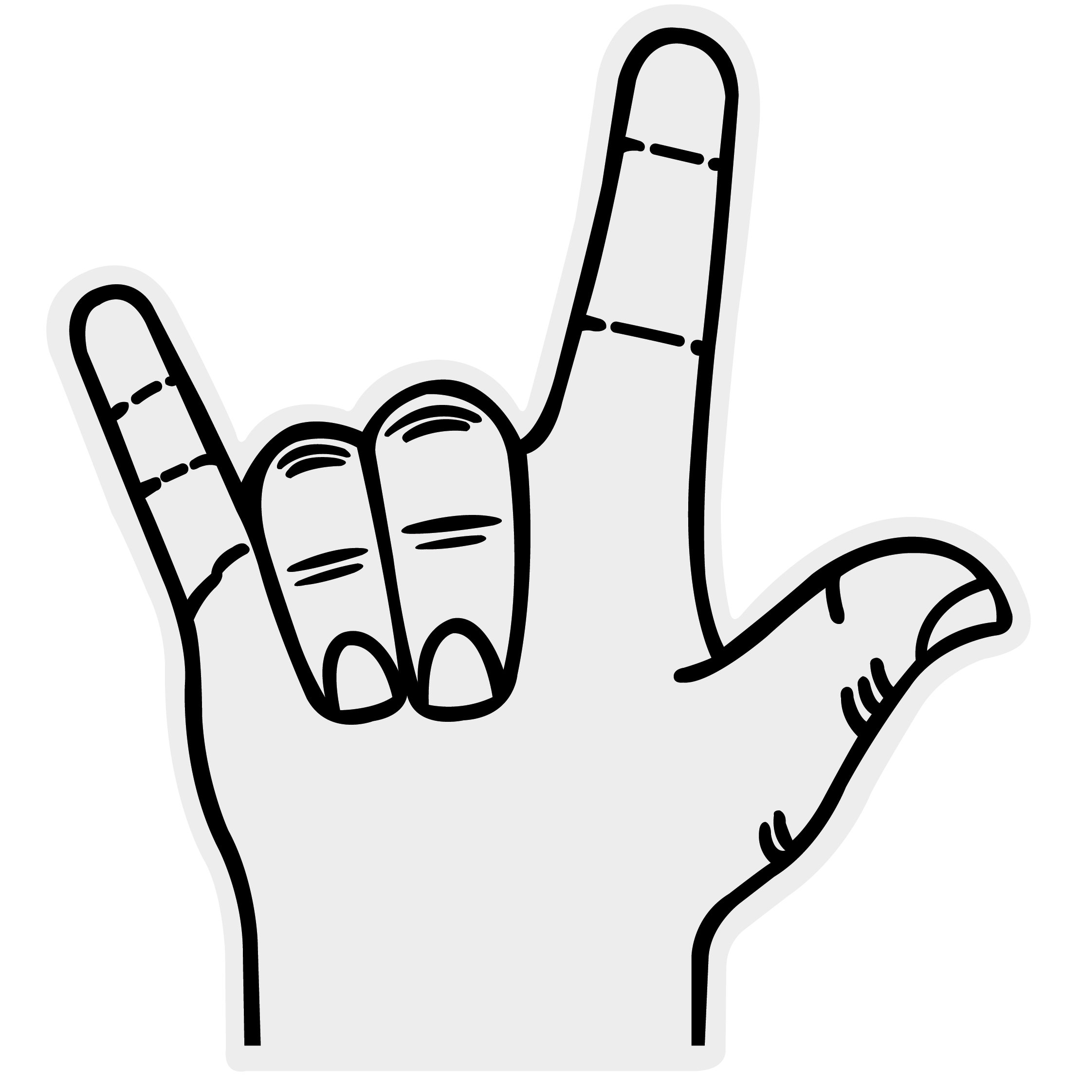 Foam Love Hand 62