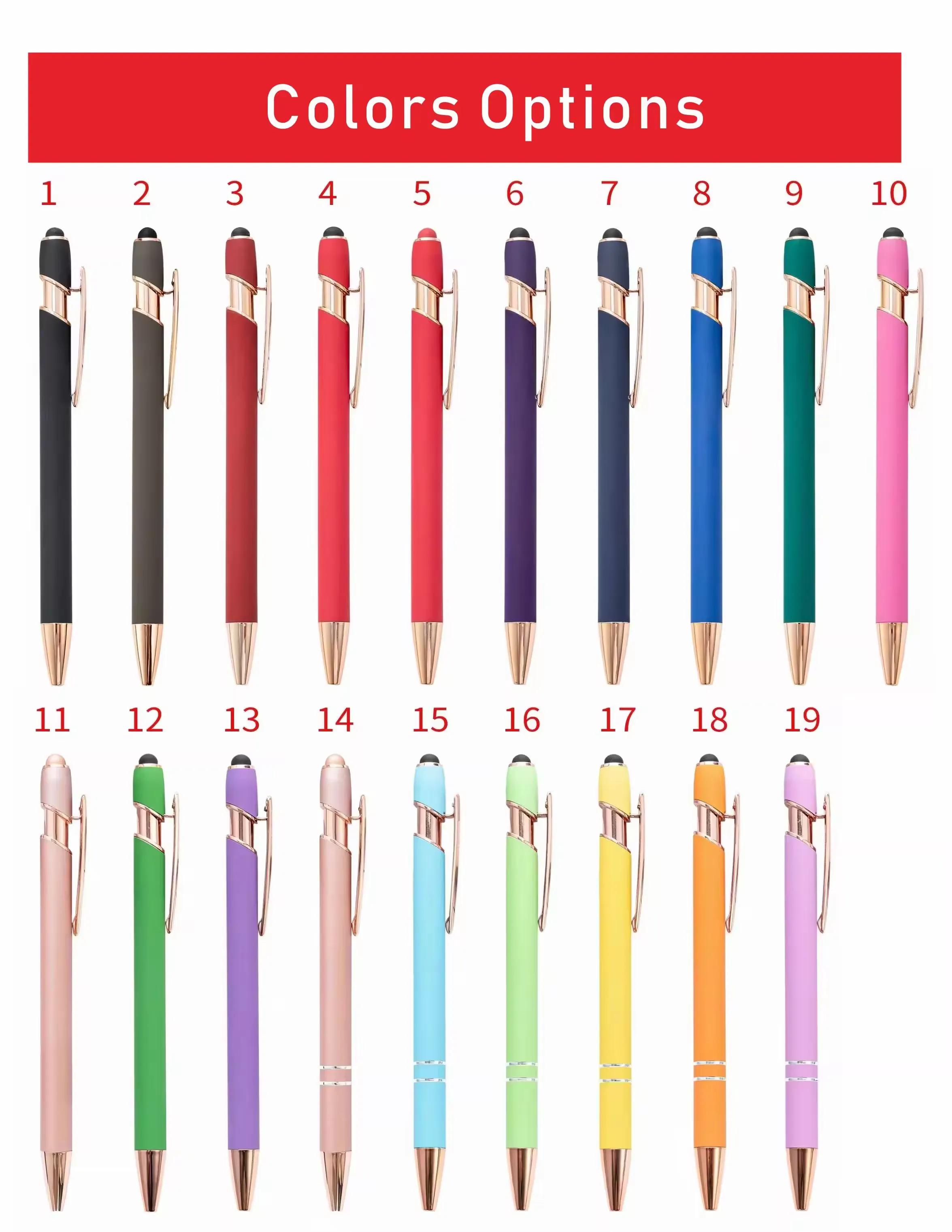 Aluminum Pen w/ Stylus 23