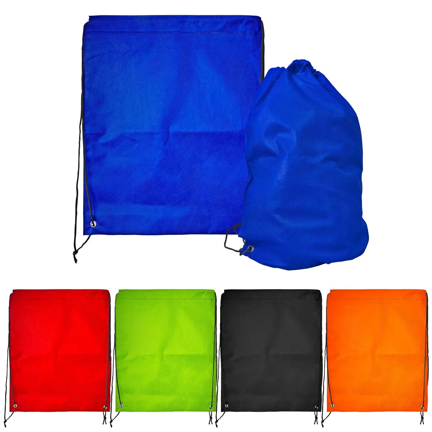 Drawstring Backpack, custom backpack with logo imprint 1
