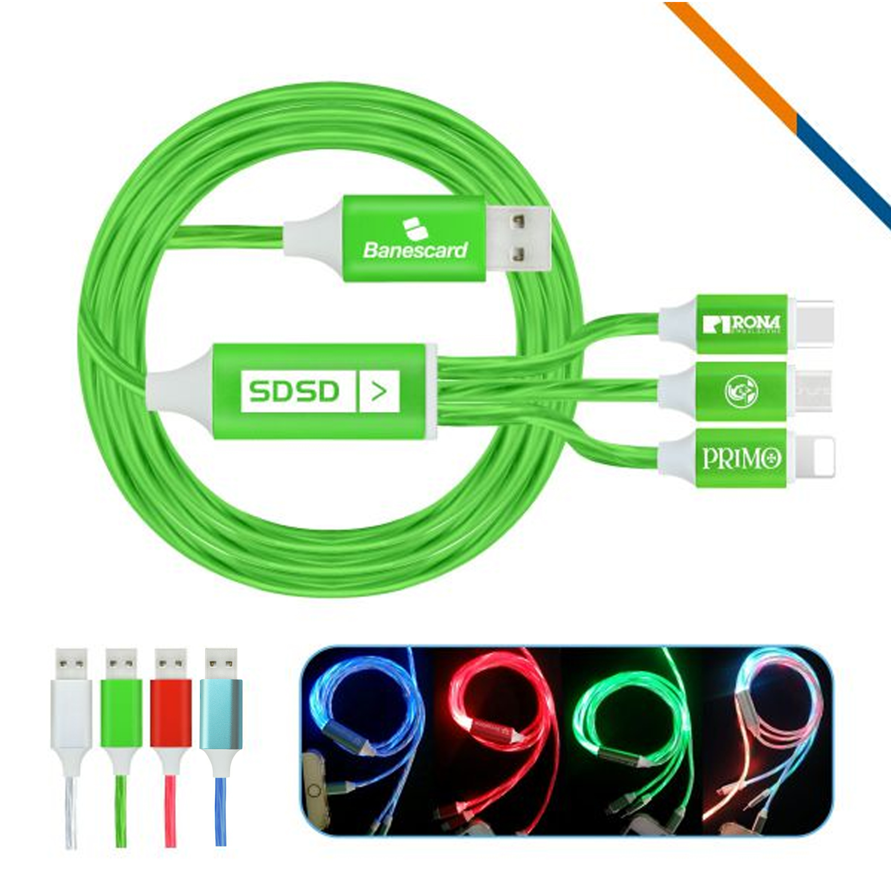 Gleam 3in1 Charging Cable