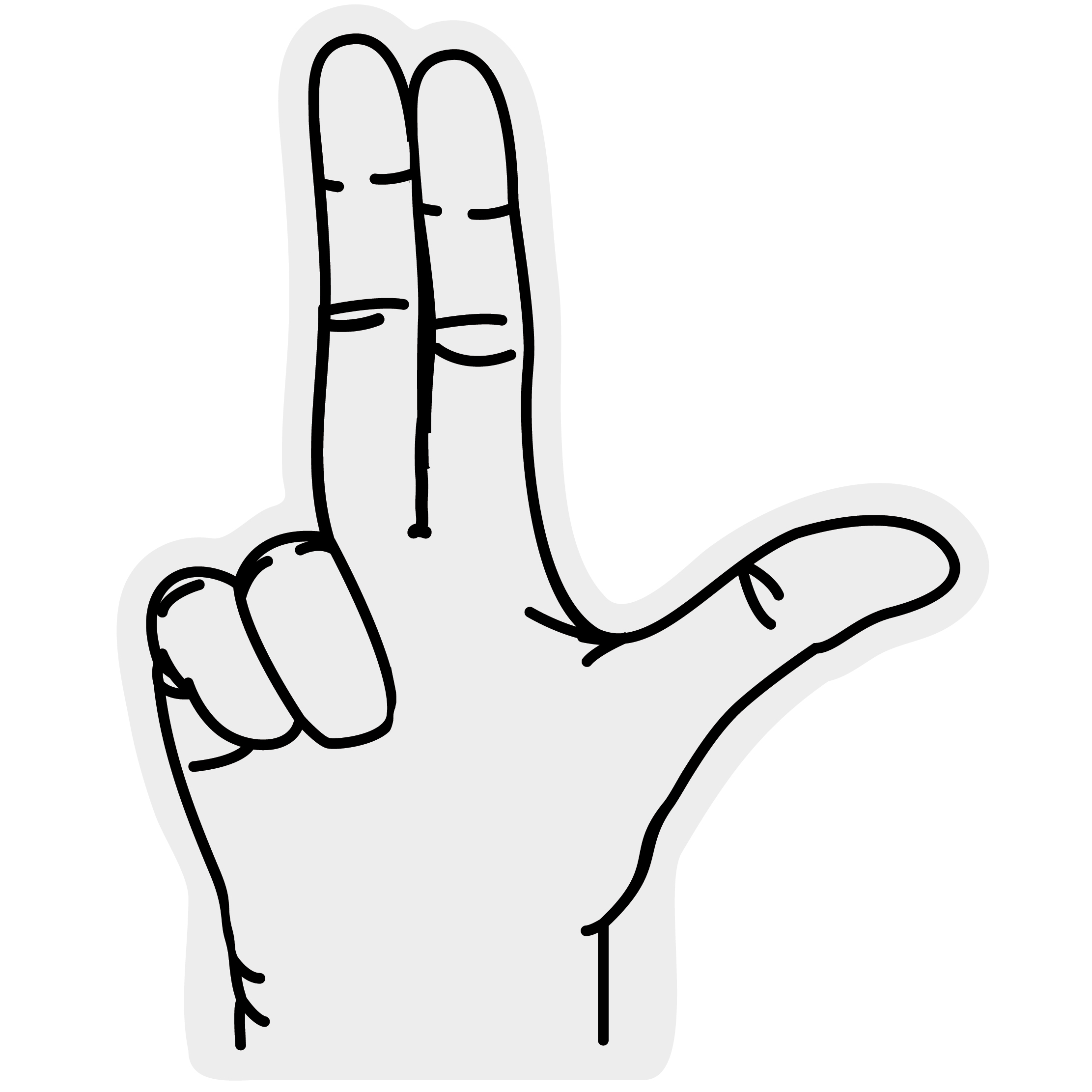 Double Finger Mitt 48