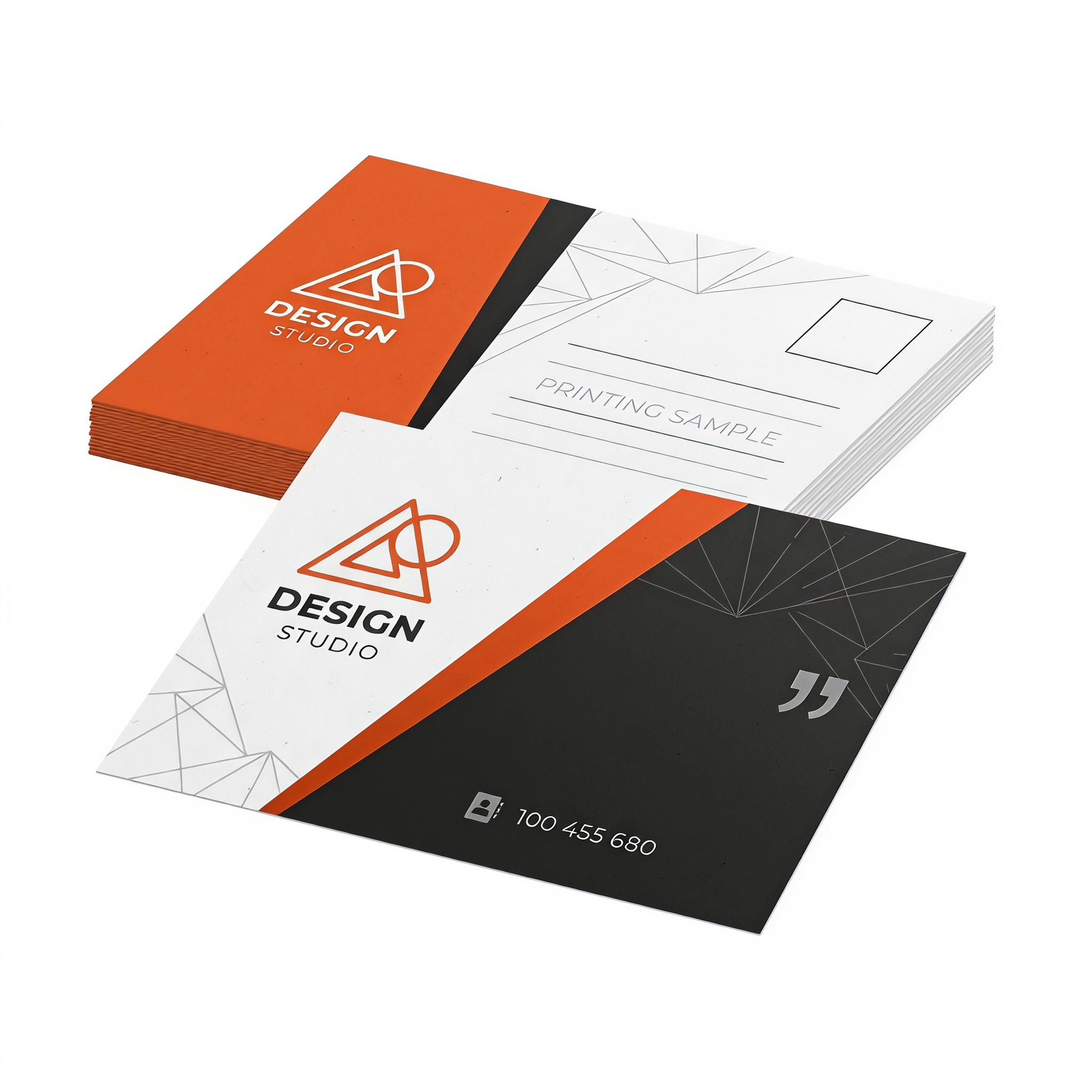 Compact Postal Rate Postcard With UV Coating