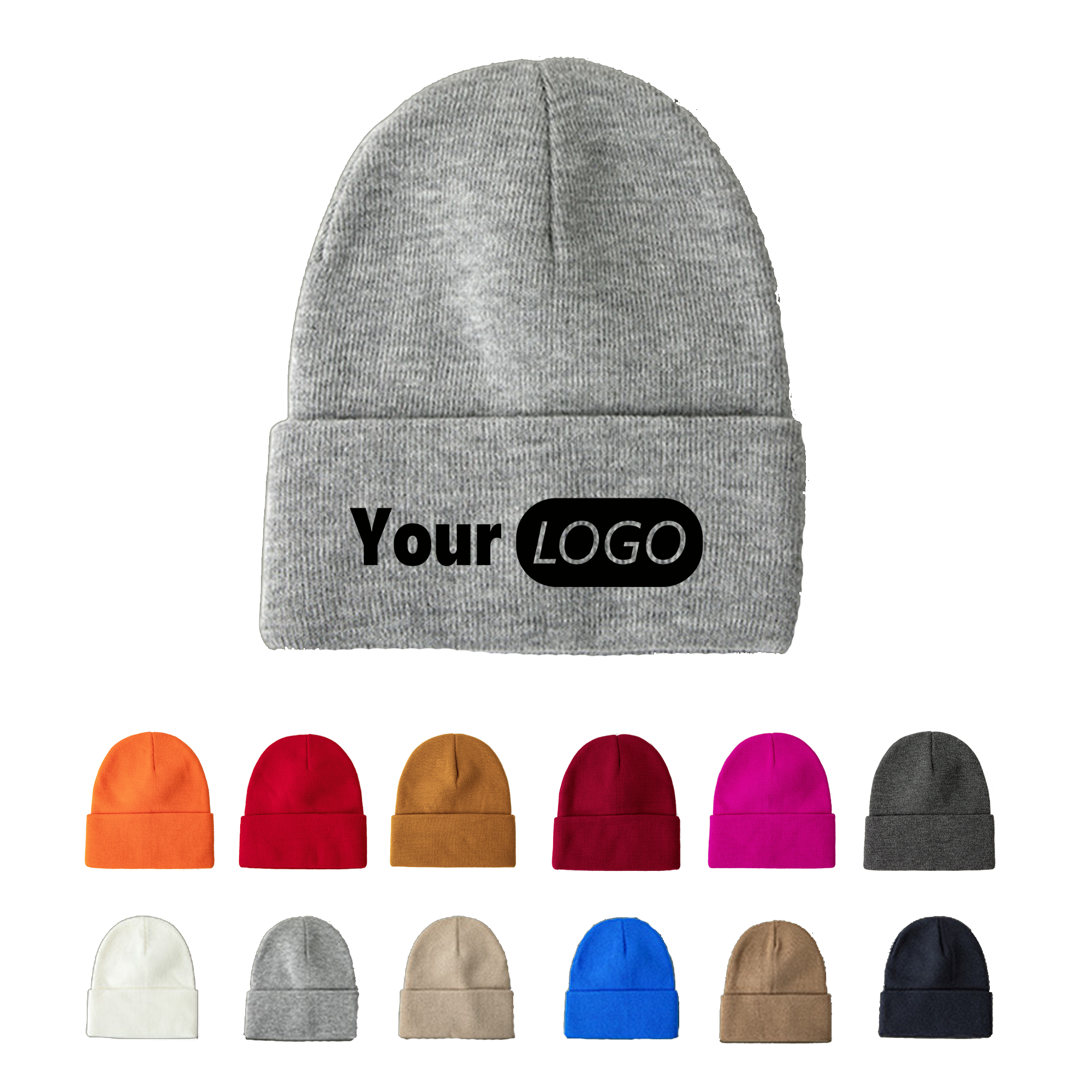 Unisex Knit Beanie Hat 15