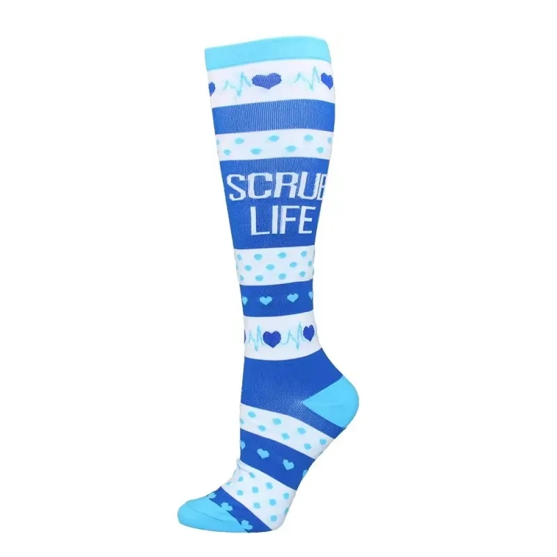 Custom Elastic Compression Socks For Sports Health In Stock 5
