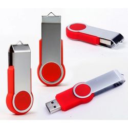 16GB Rounded Swivel USB 2.0 Flash Drive