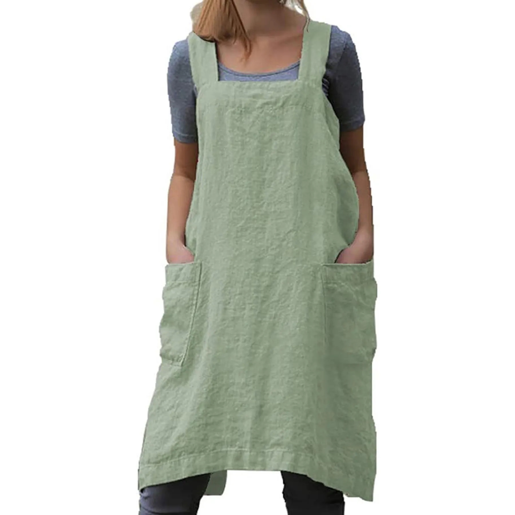Cotton Linen Apron 33