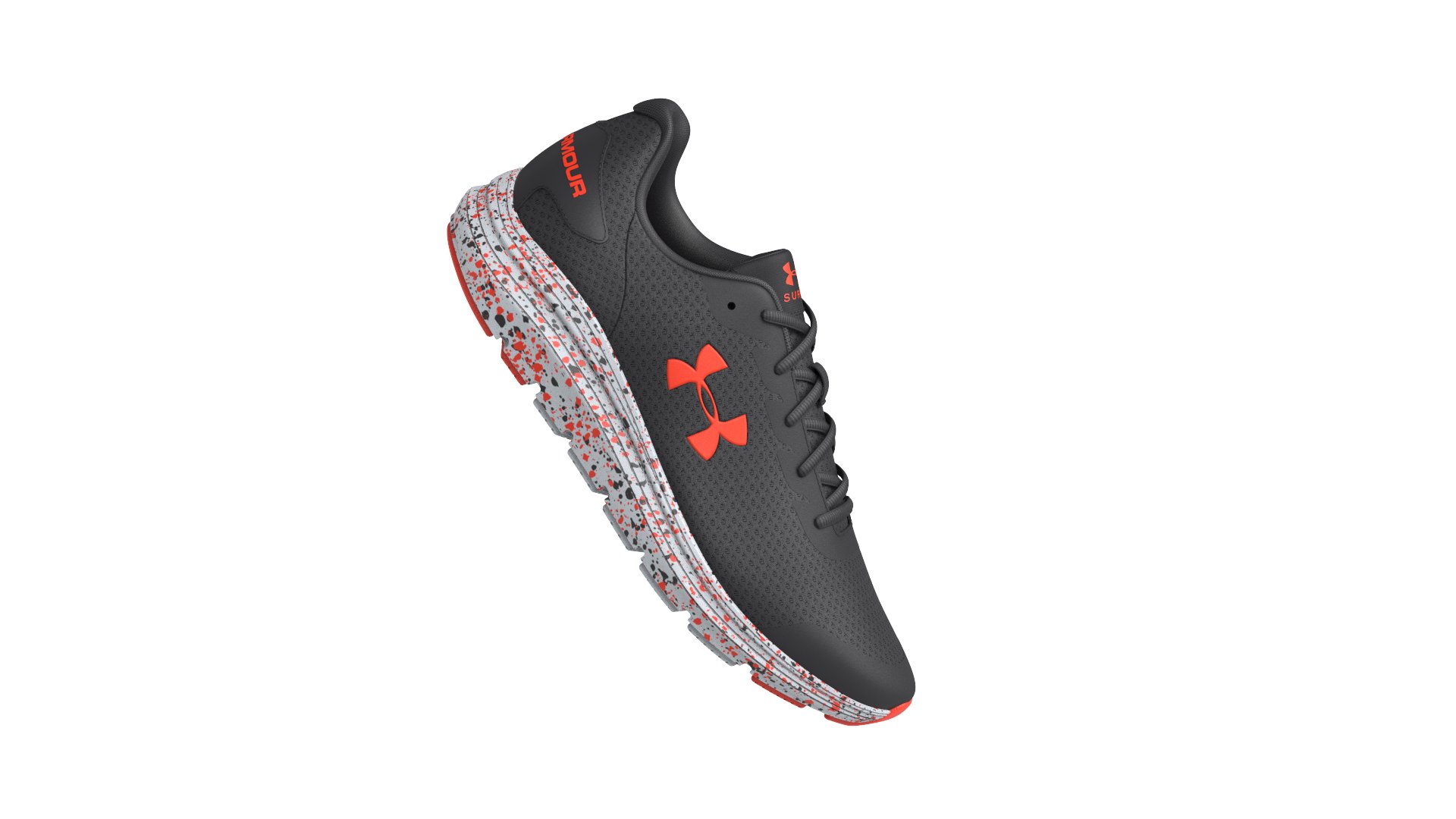 Boys' Grade School UA Surge 2 Fade Running Shoes 4
