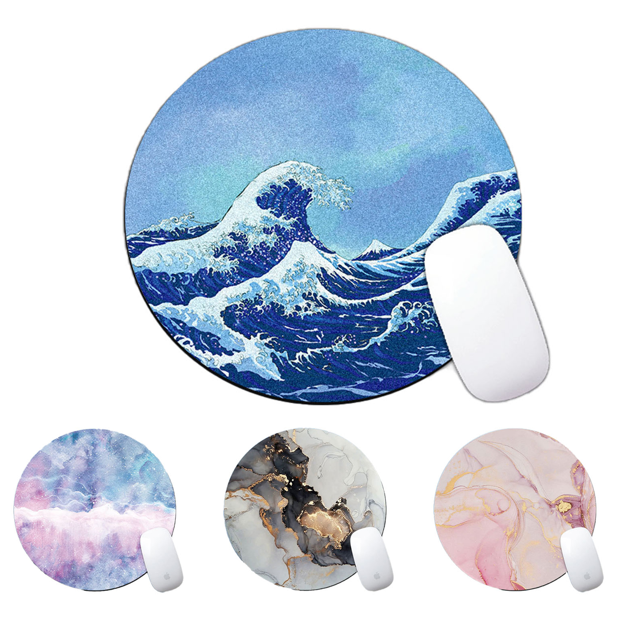 Full Color Computer Round Mouse Pad 3