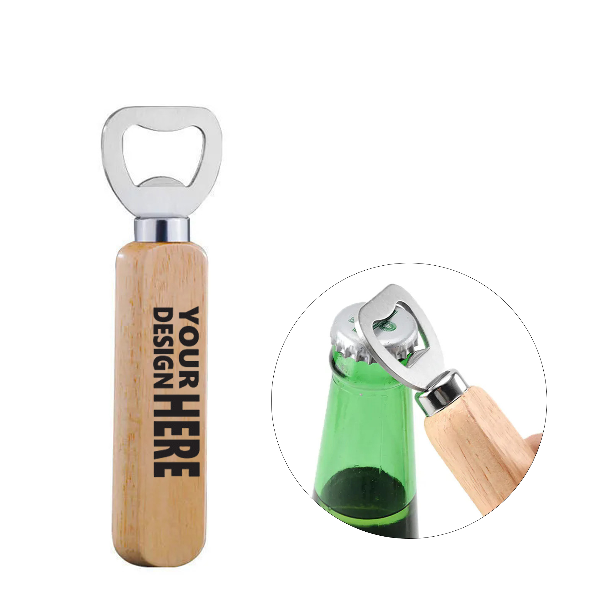 Wooden Handle Beer Bottle Opener 3