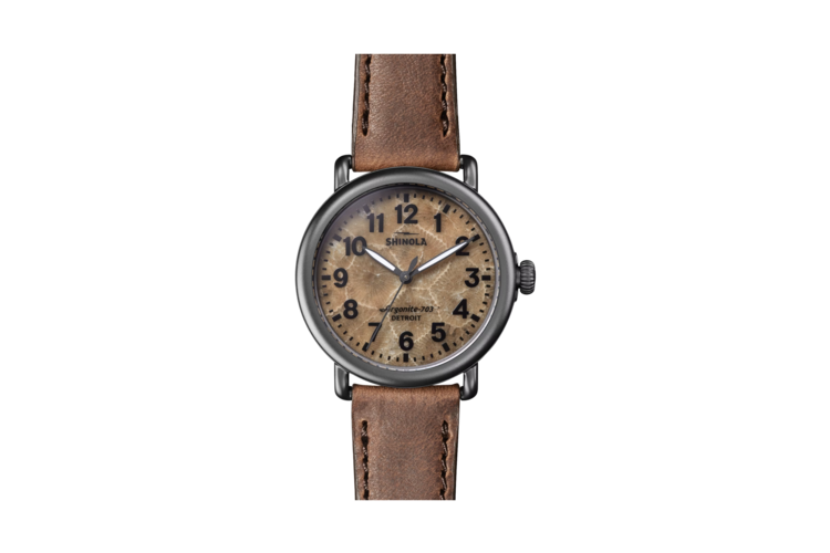 Shinola The Runwell Leather Strap Watch 1