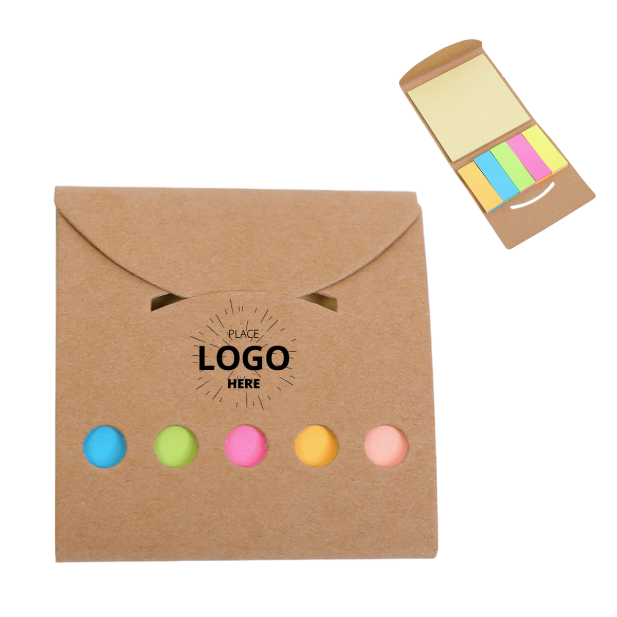 Kraft Cover Sticky Notes