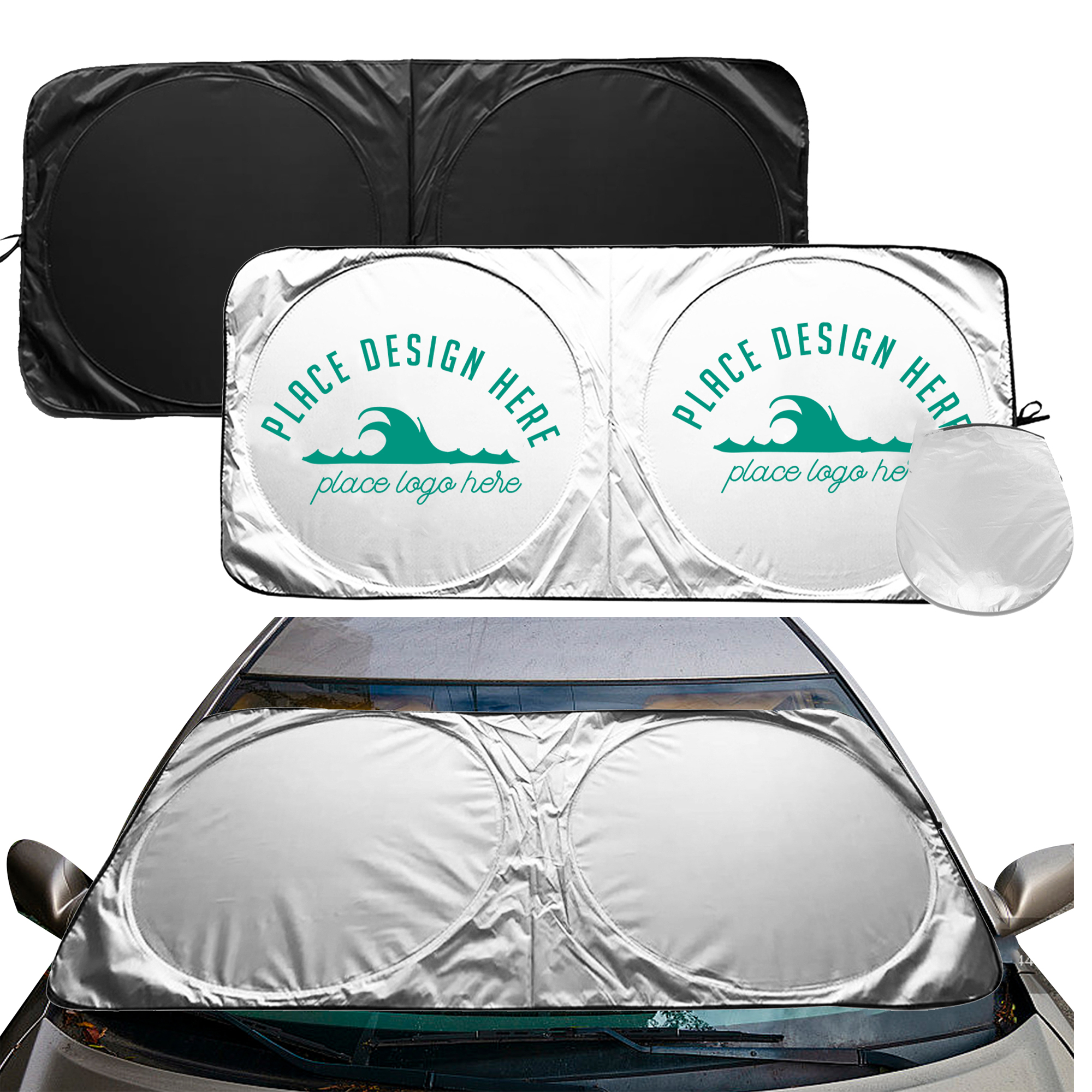 Car Windshield Sun Shade Stay Cool Foldable 4