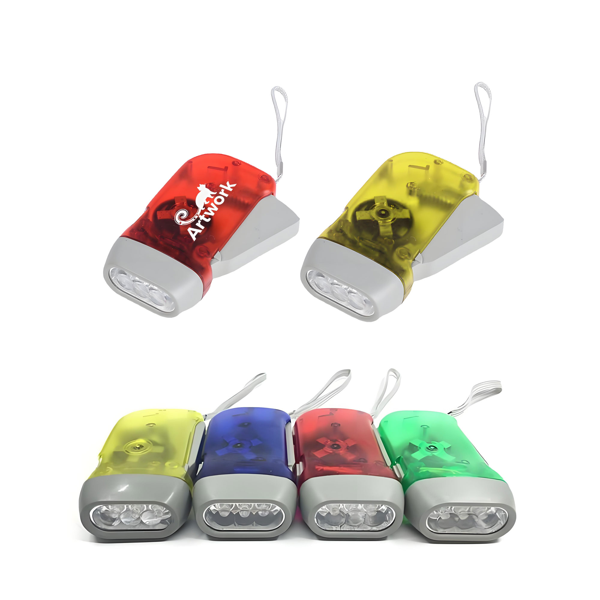 Hand Pressed Electric Flashlight