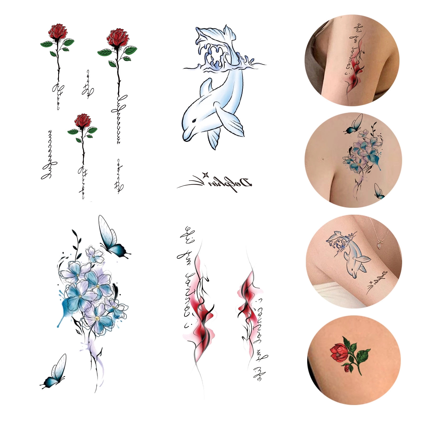 Cartoon Tattoo Stickers