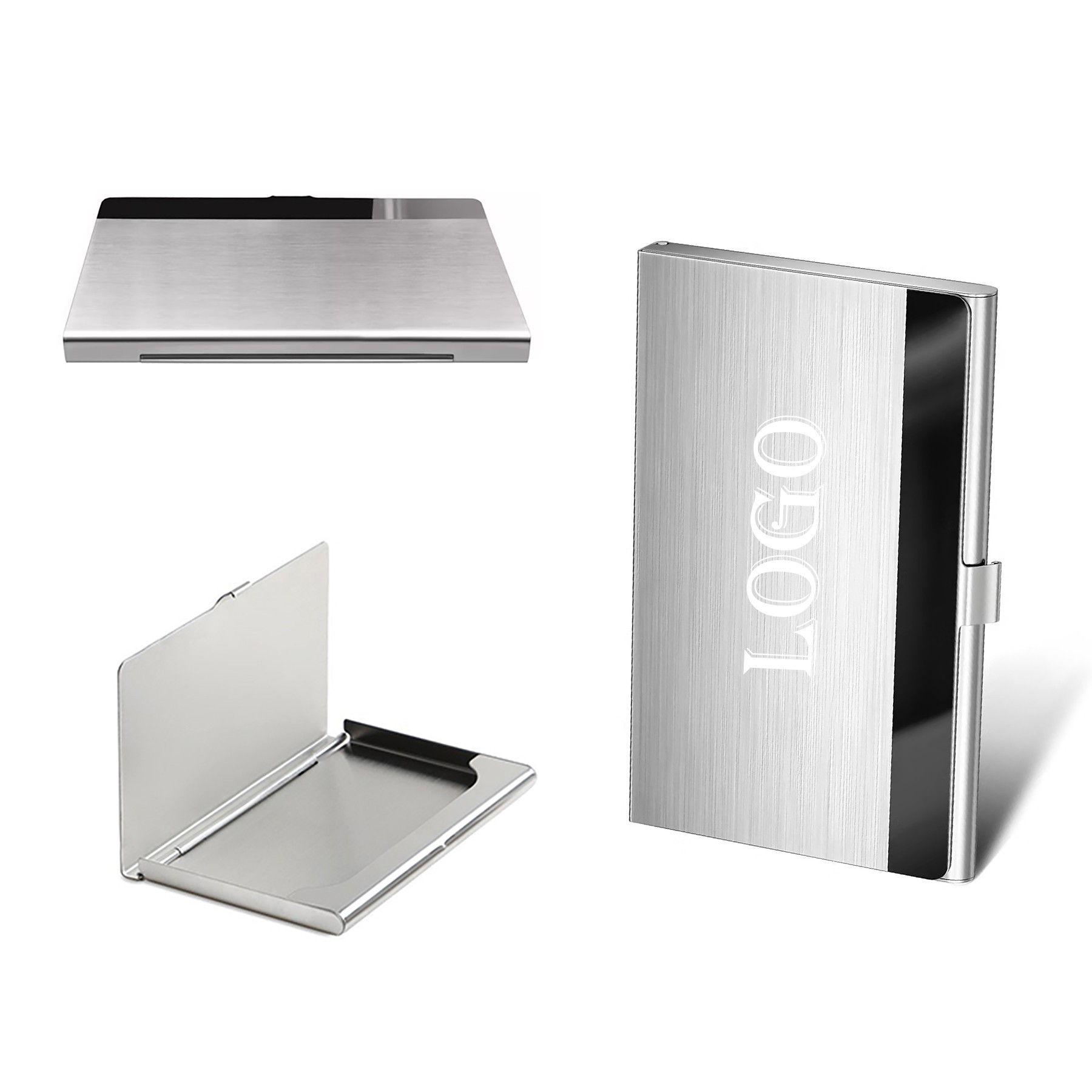 Aluminum Business Card Holder