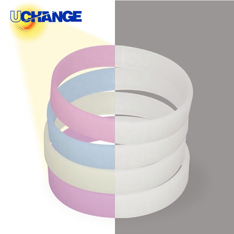 UV Color Changing Silicone Wristband