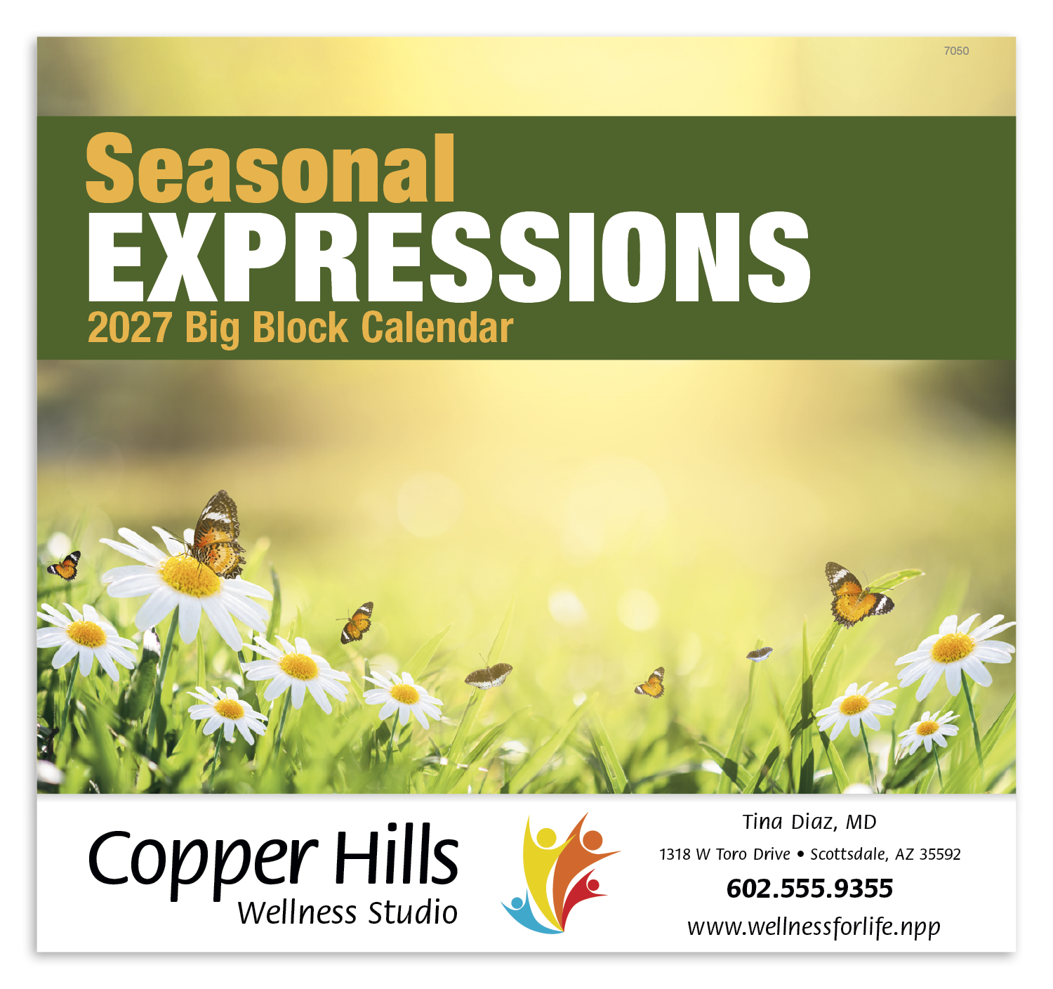 Good Value Seasonal Expressions Big Block - Stapled Calendar