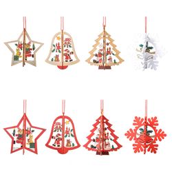 Christmas Wooden Hanging Pendant