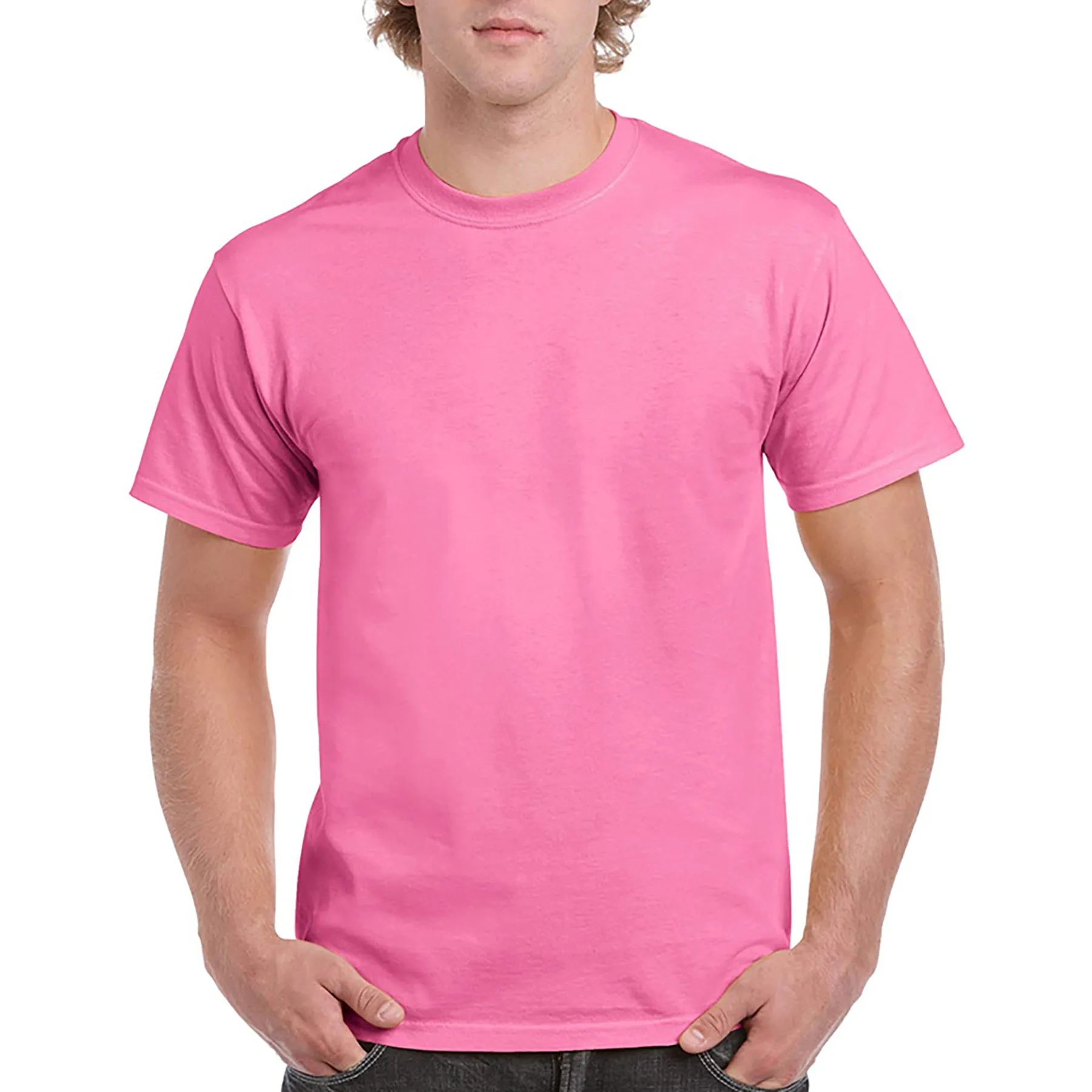 100% Cotton Crew Neck T-shirt Men's 18